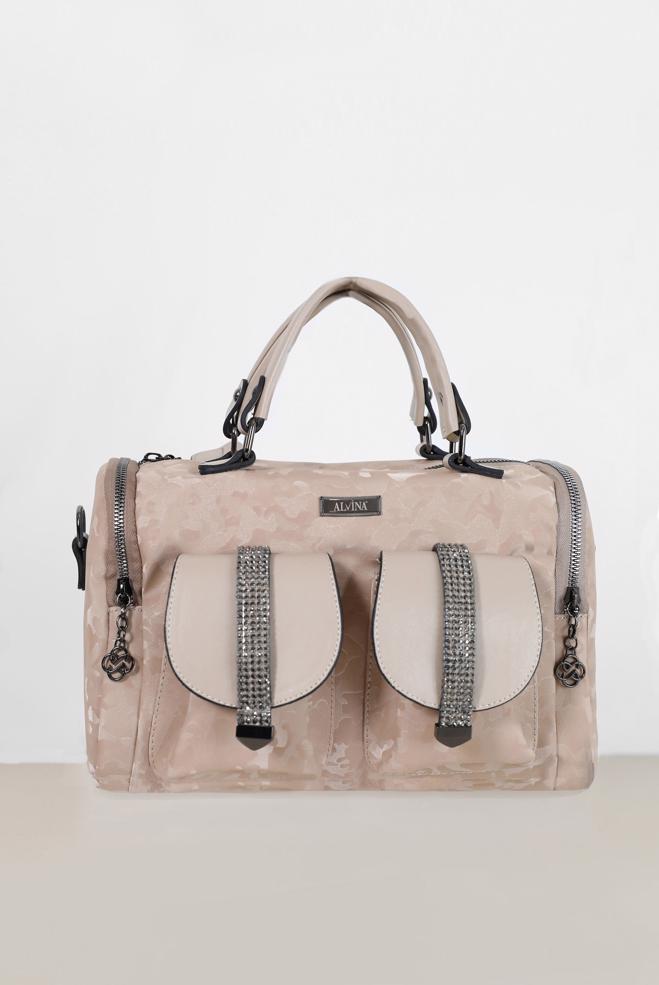 Vêtements hijab  SAC À MOTIFS DÉTAIL GEMME 6010 - ALVİNA