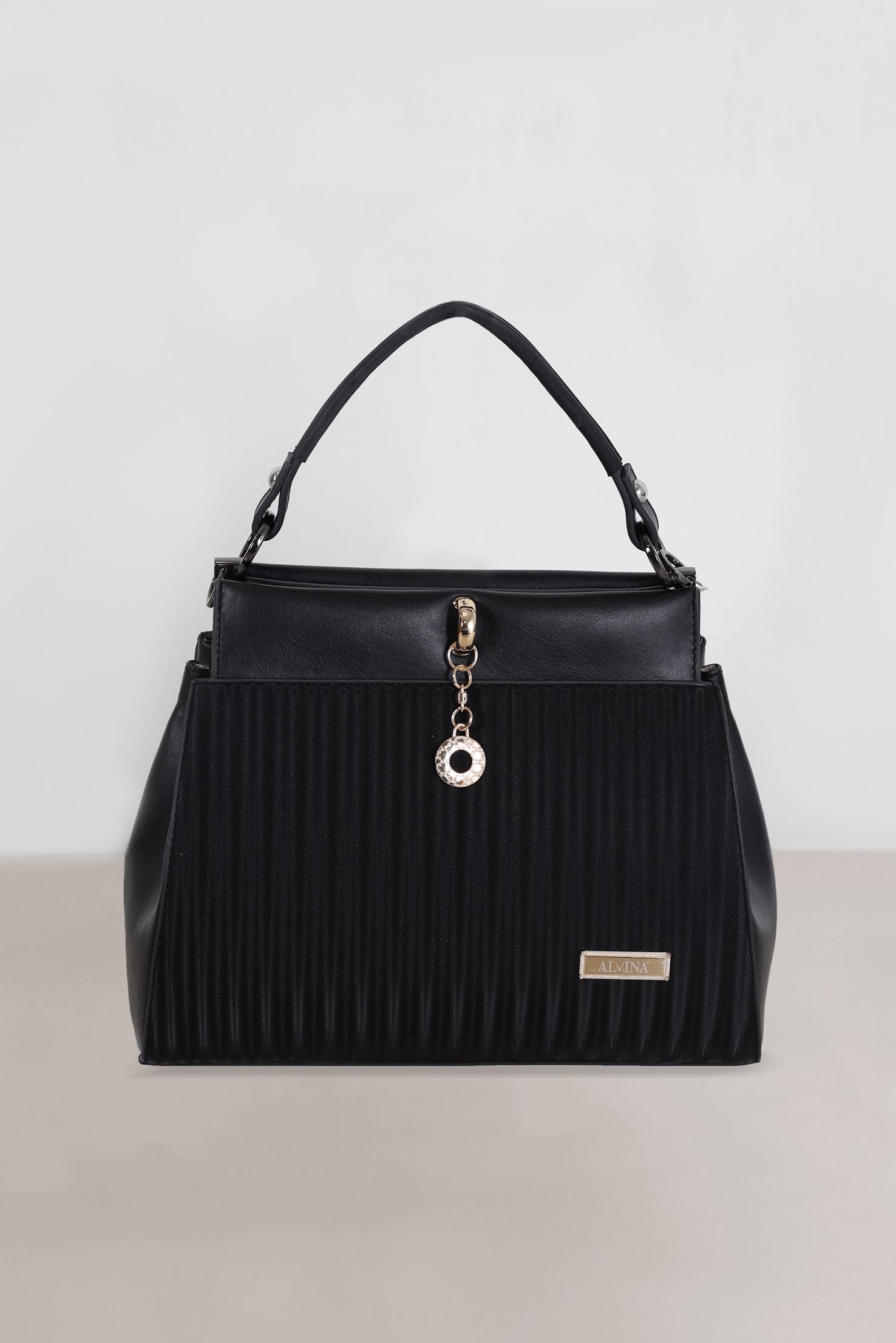 Tesettür giyim SİYAH ALVİNA ÇANTA 6018 