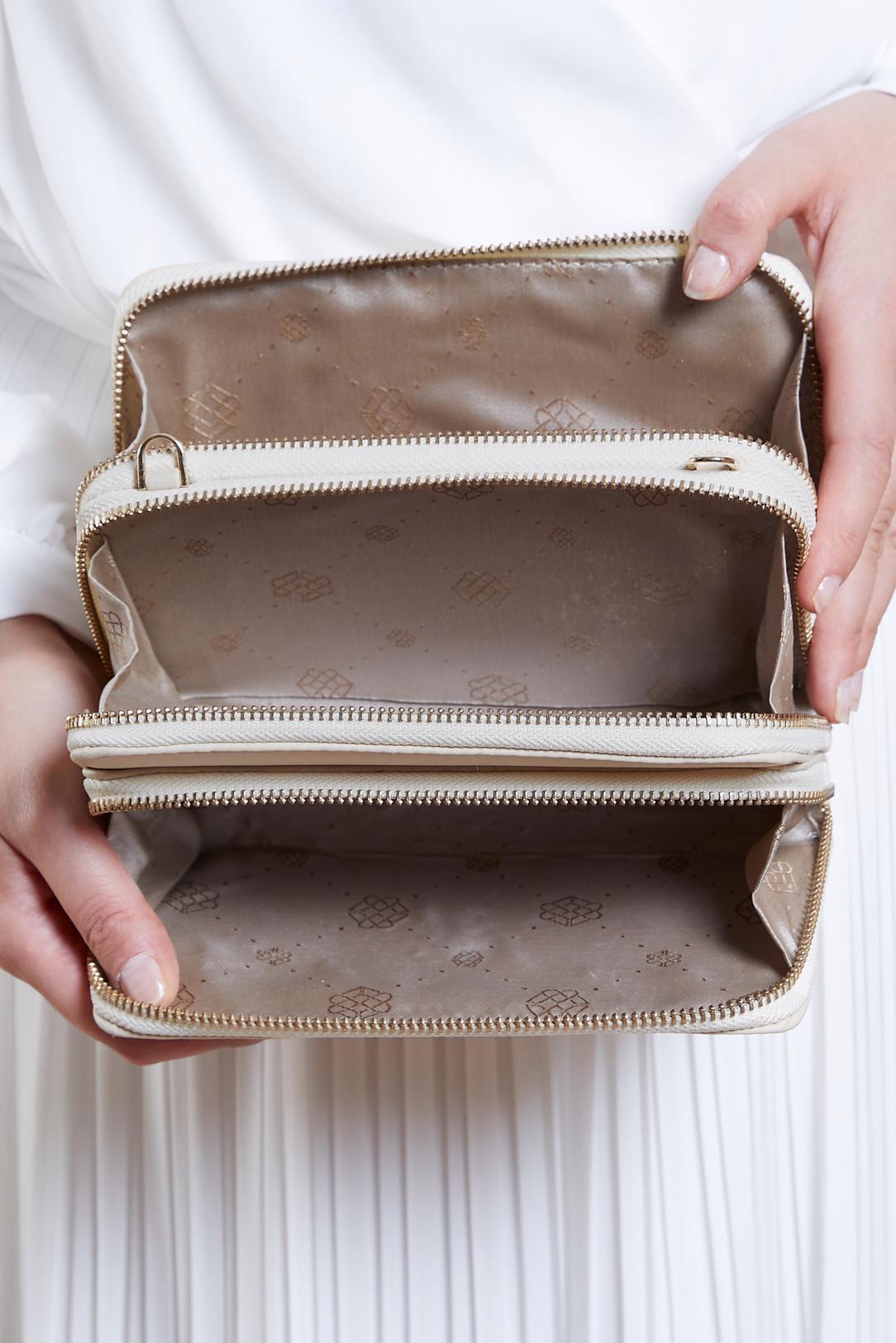 Tesettür giyim BEYAZ ALVİNA ÇANTA 6027