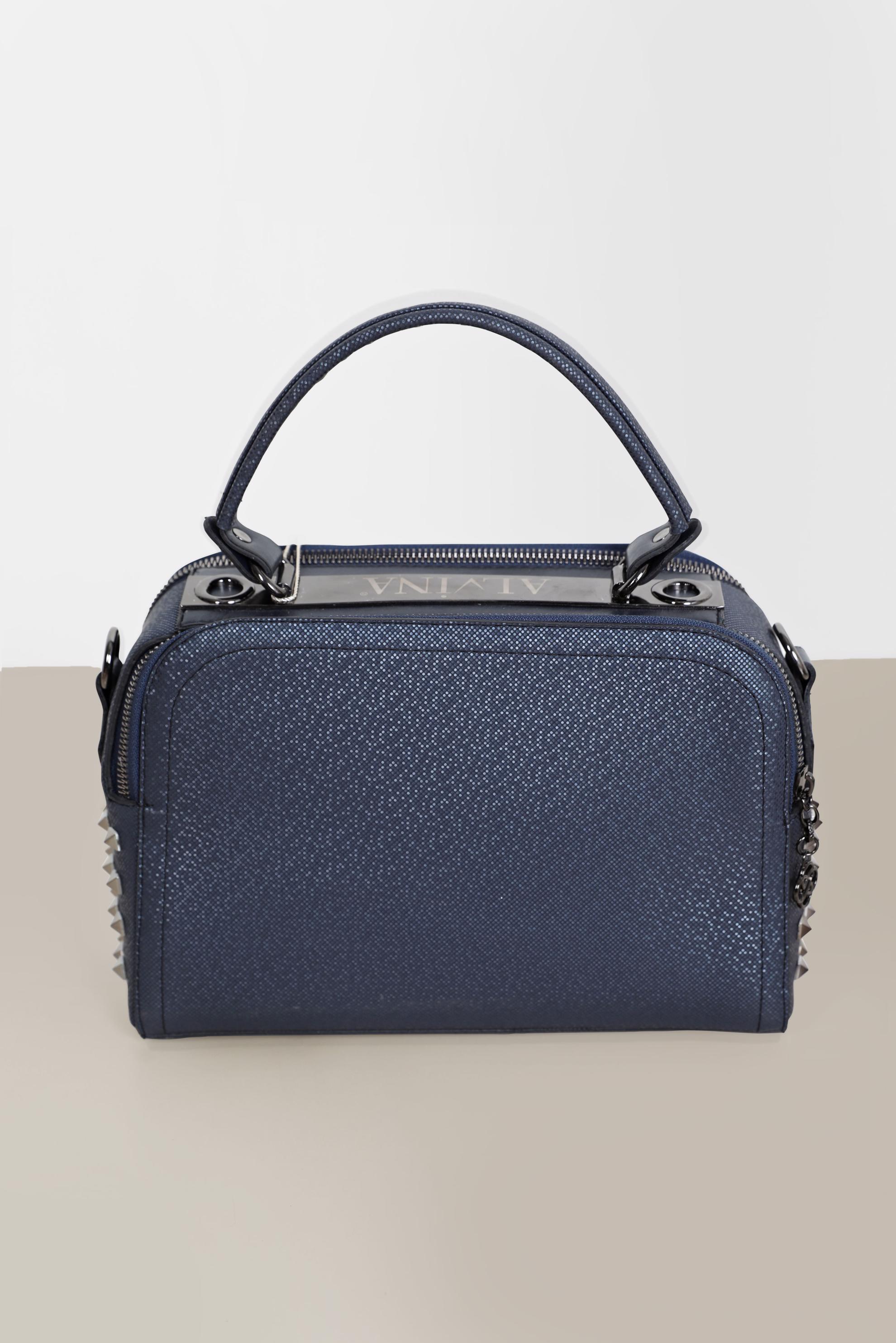 Hijab clothing NAVY BLUE ALVİNA ZIPPER DETAIL BAG 9024