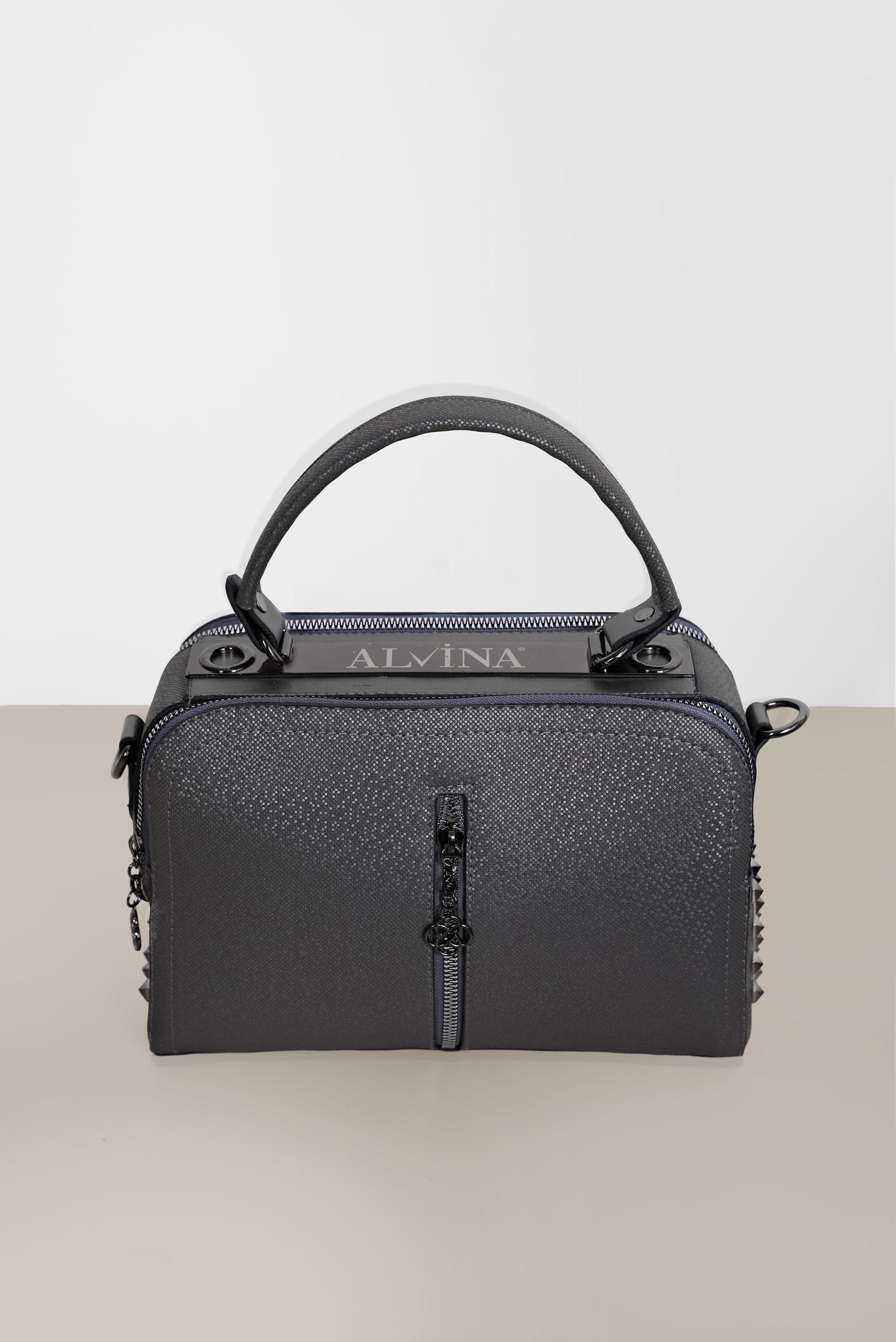 Tesettür giyim BEJ ALVİNA FERMUAR DETAYLI ÇANTA 9024