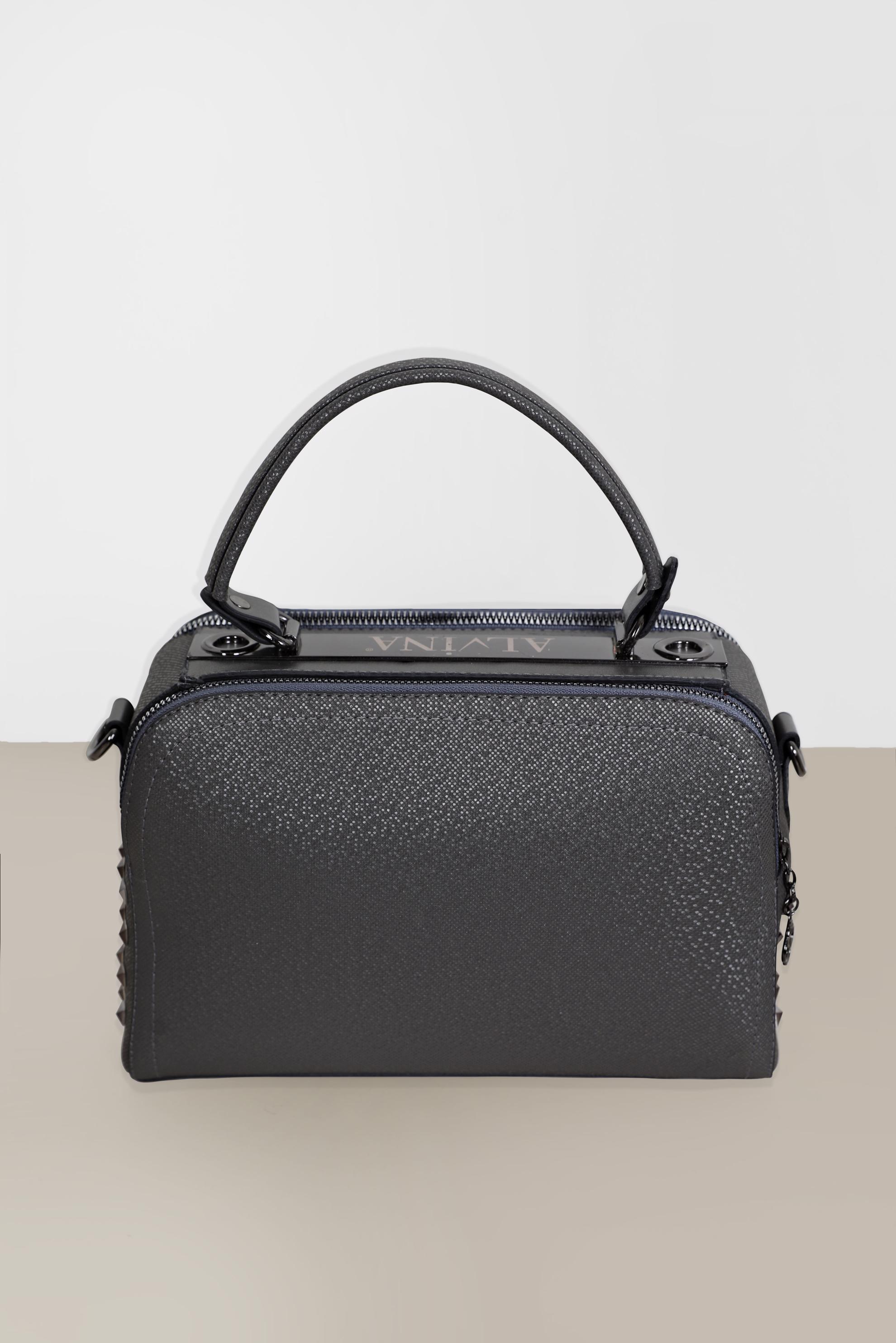 Tesettür giyim BEJ ALVİNA FERMUAR DETAYLI ÇANTA 9024