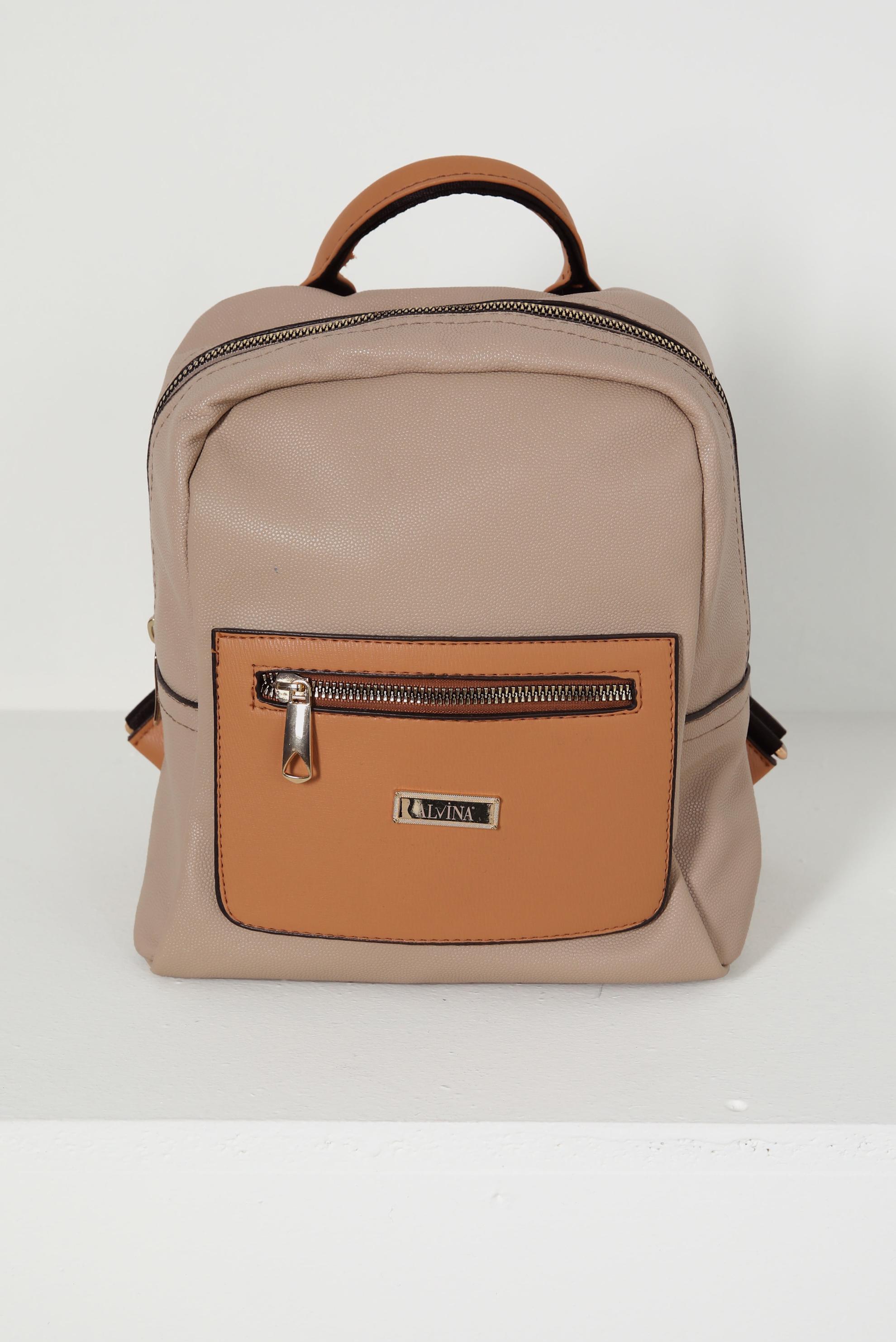 Tesettür giyim VİZON ALVİNA ÇANTA 9026