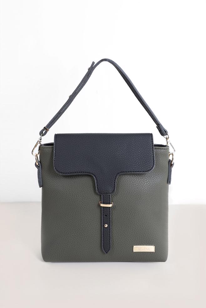 Tesettür giyim  ALVİNA KEMER DETAYLI TOTE ÇANTA 9032  - ALVİNA