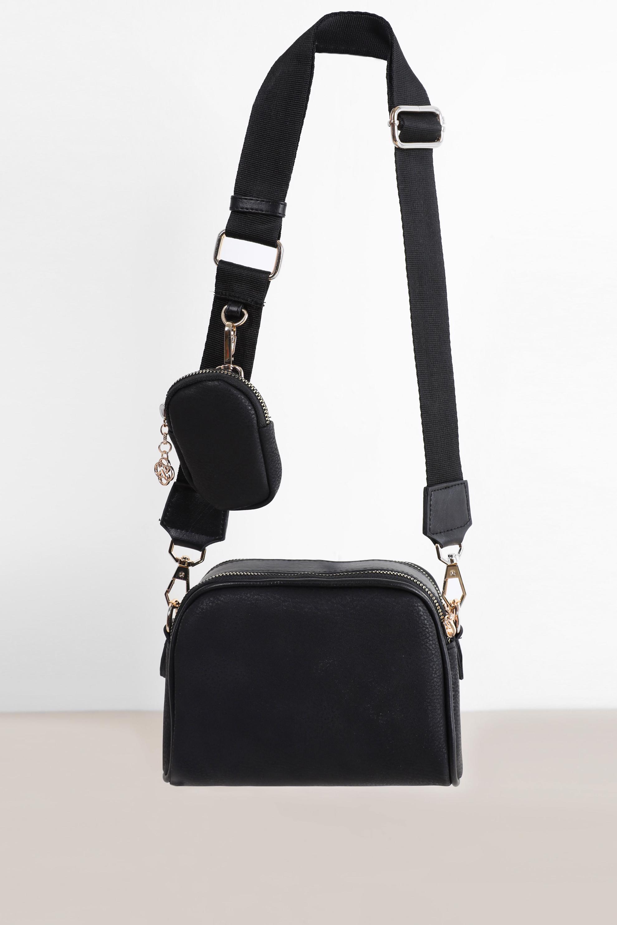 Tesettür giyim SİYAH ALVİNA CÜZDAN DETAYLI ÇANTA 9036 