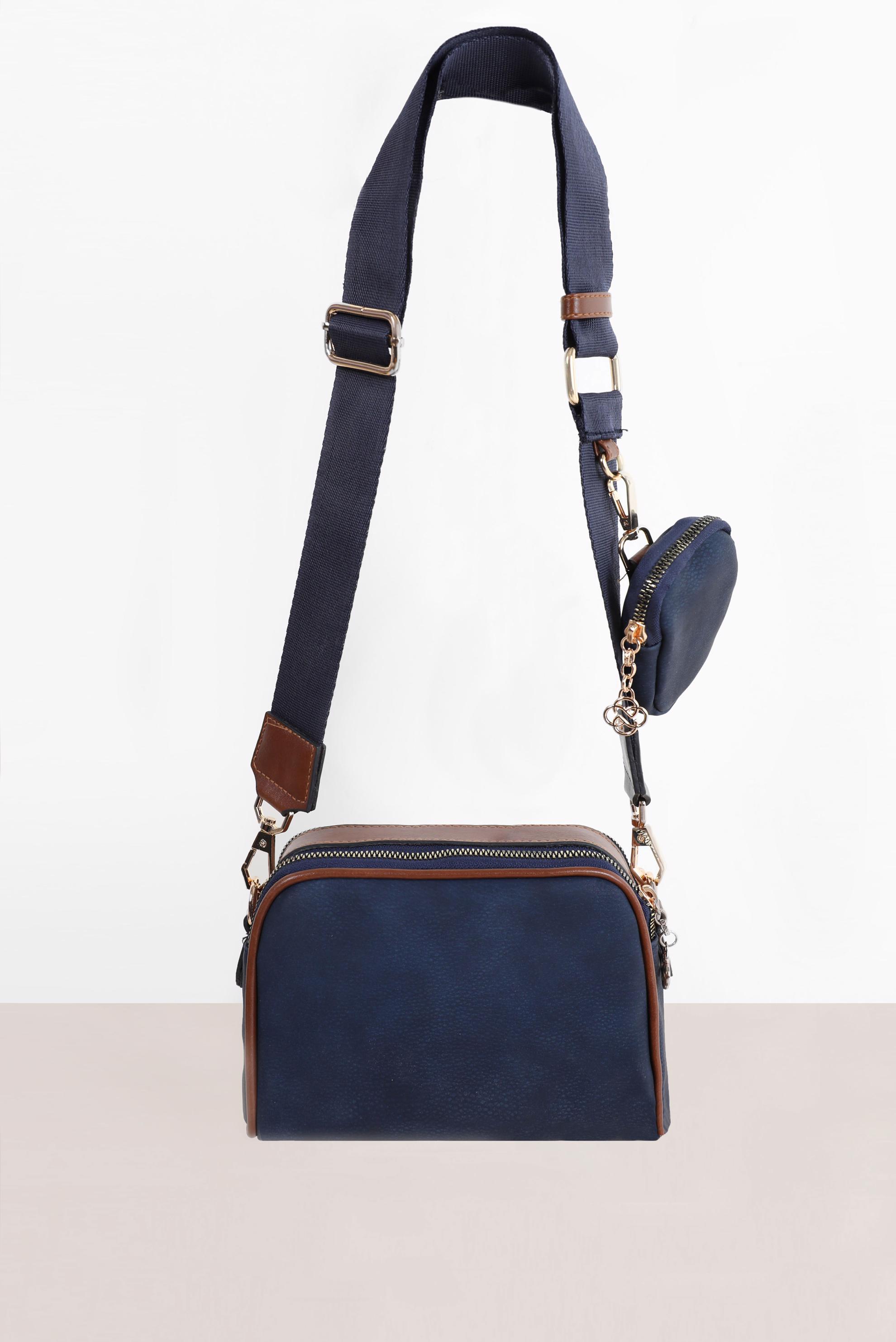 Tesettür giyim LACİVERT ALVİNA CÜZDAN DETAYLI ÇANTA 9036 