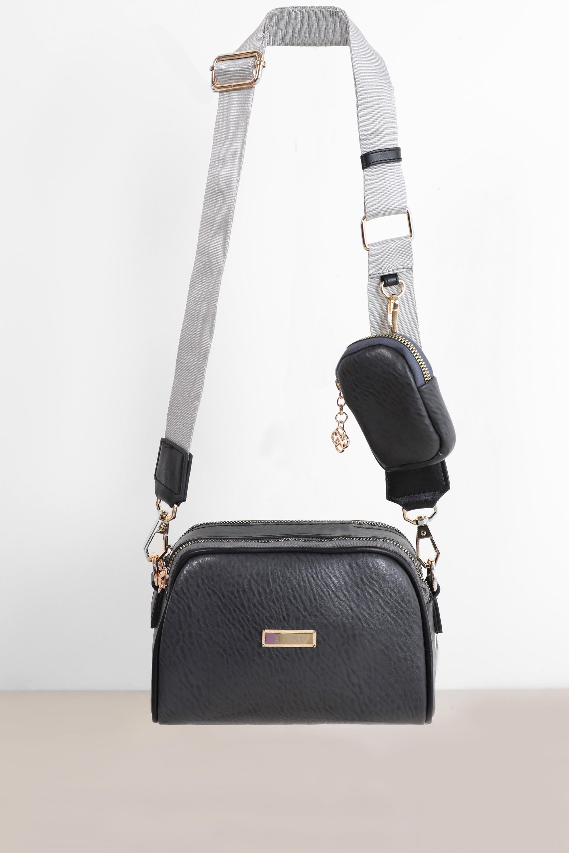 Tesettür giyim BEJ ALVİNA CÜZDAN DETAYLI ÇANTA 9036 