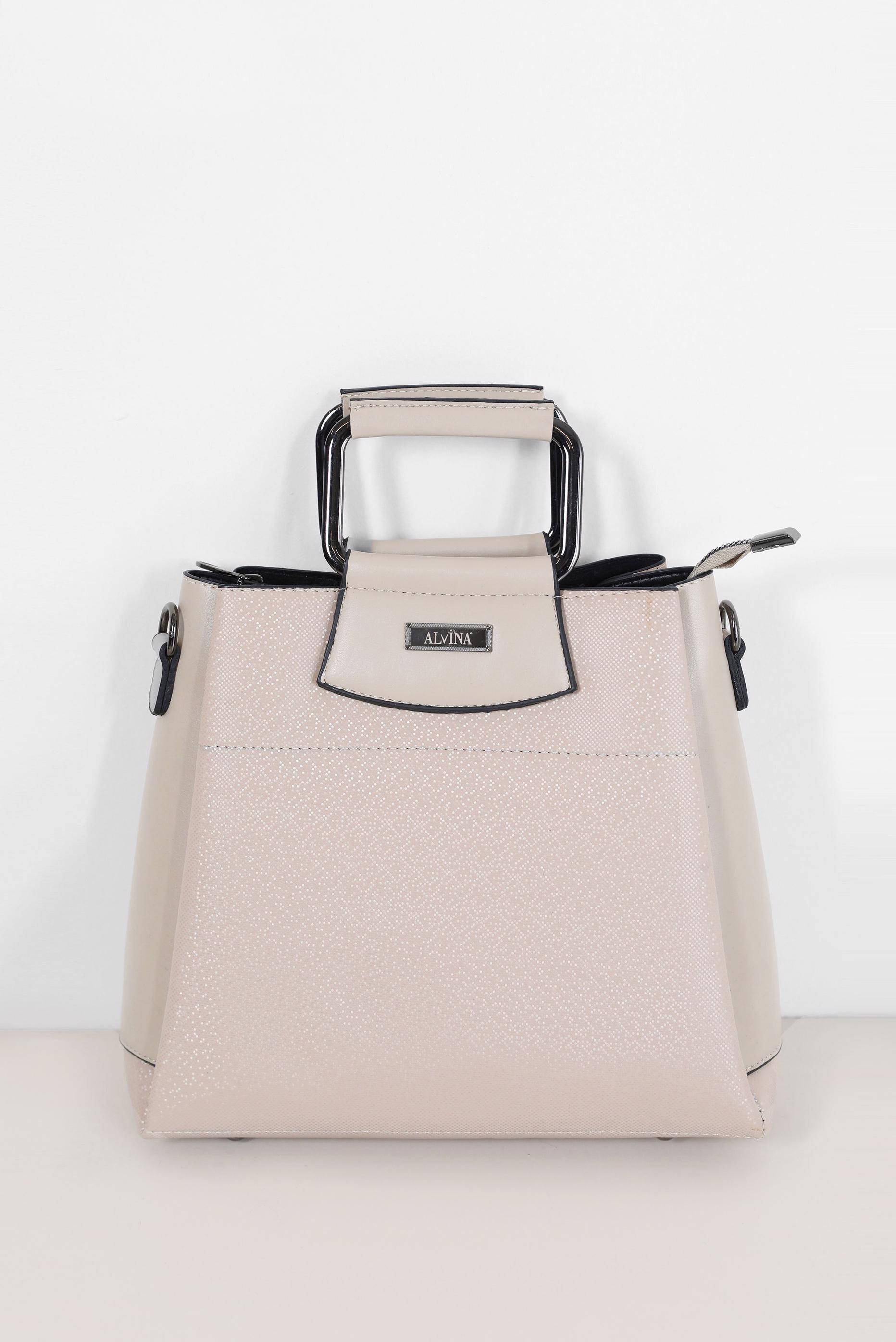 Tesettür giyim VİZON ALVİNA ÇANTA 9038 