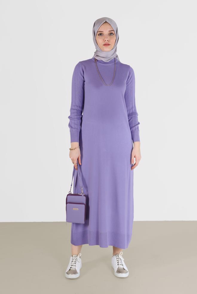 Hijab clothing  BASIC KNITWEAR DRESS 42060  - ALVİNA