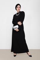 BELTED MANDARIN COLLAR DRESS 42171 