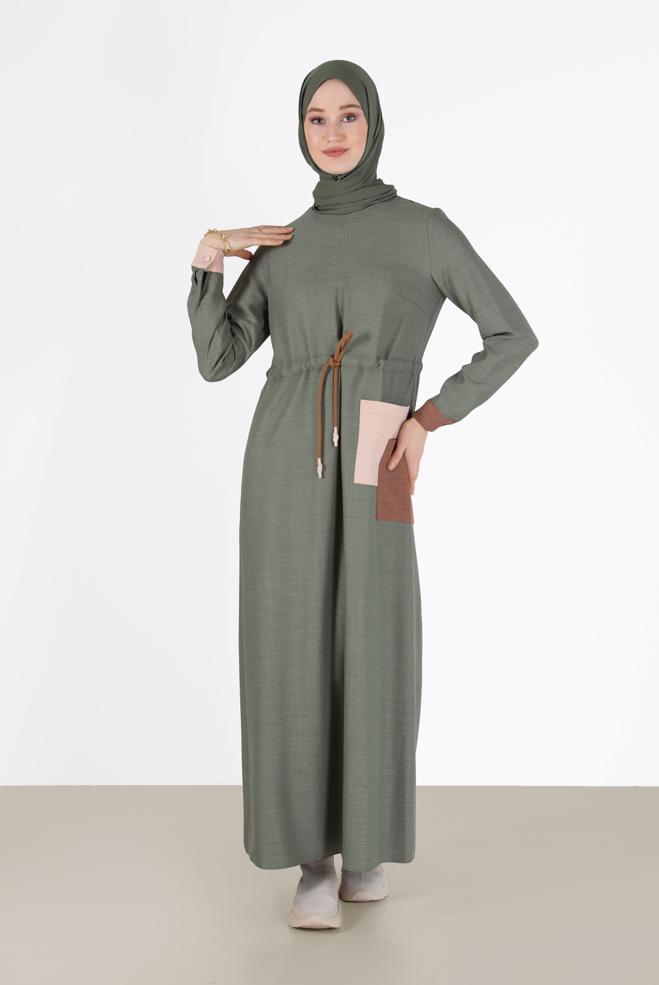 Hijab clothing  Green Tones - ALVİNA