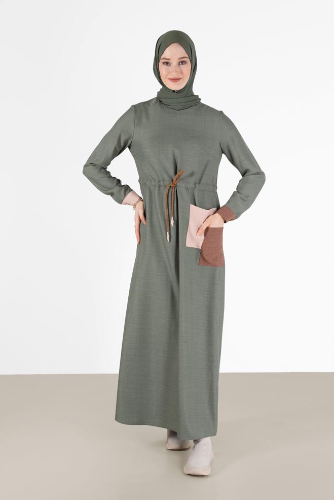 Hijab clothing  Green Tones - ALVİNA