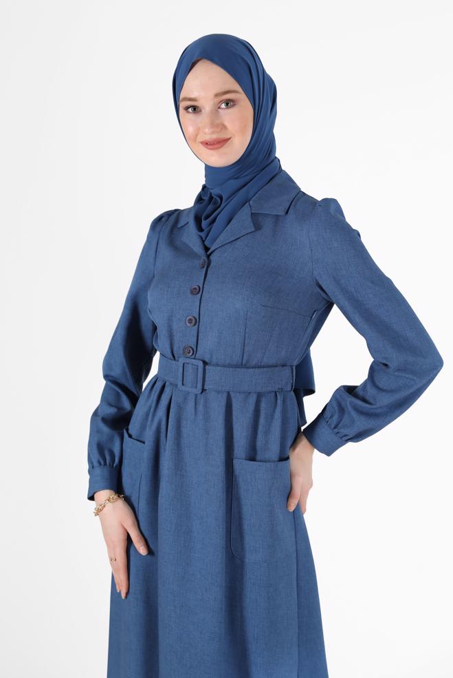 Hijab clothing  Relaxing Blue - ALVİNA