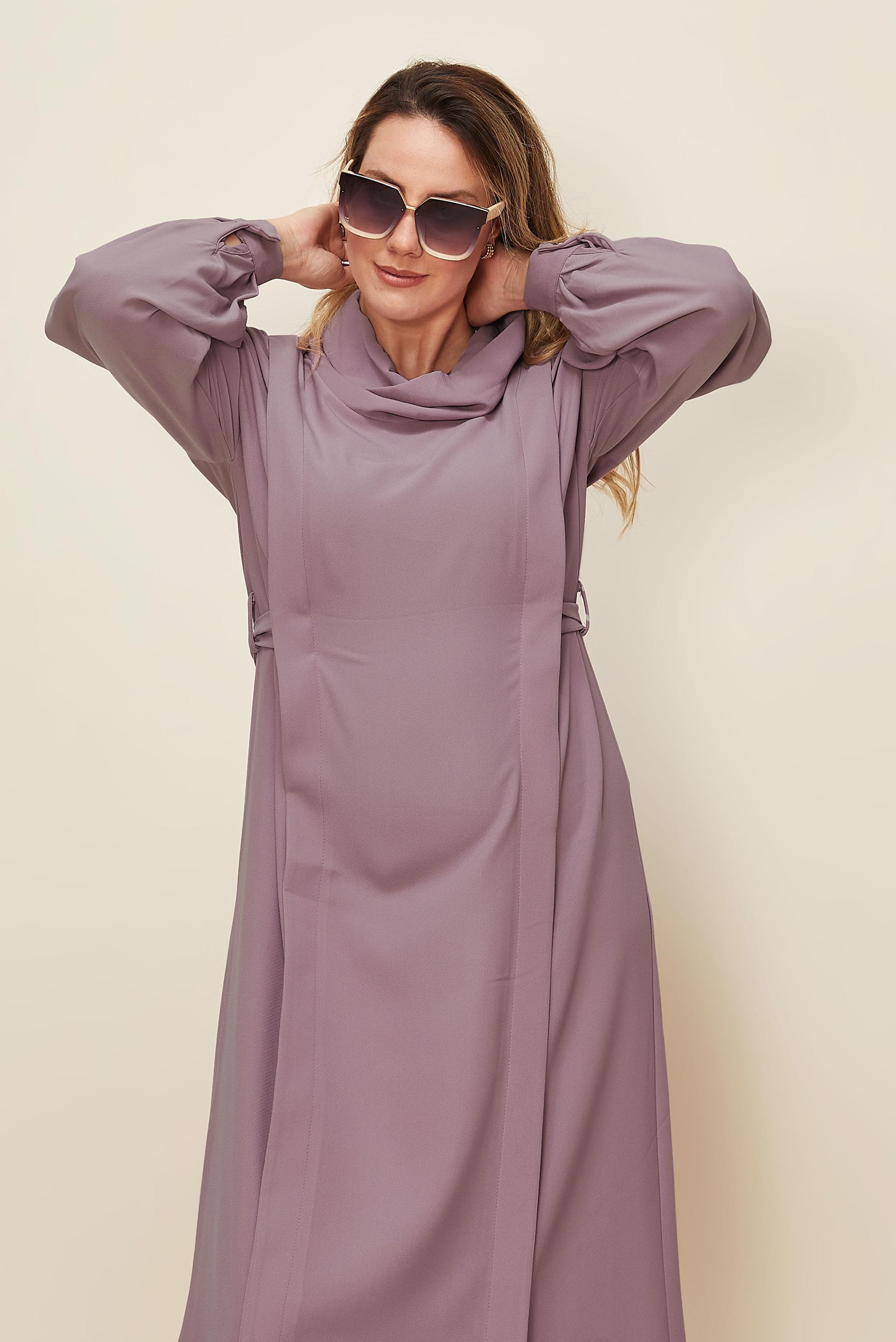 Hijab clothing DAMSON BELTED DRESS 42335