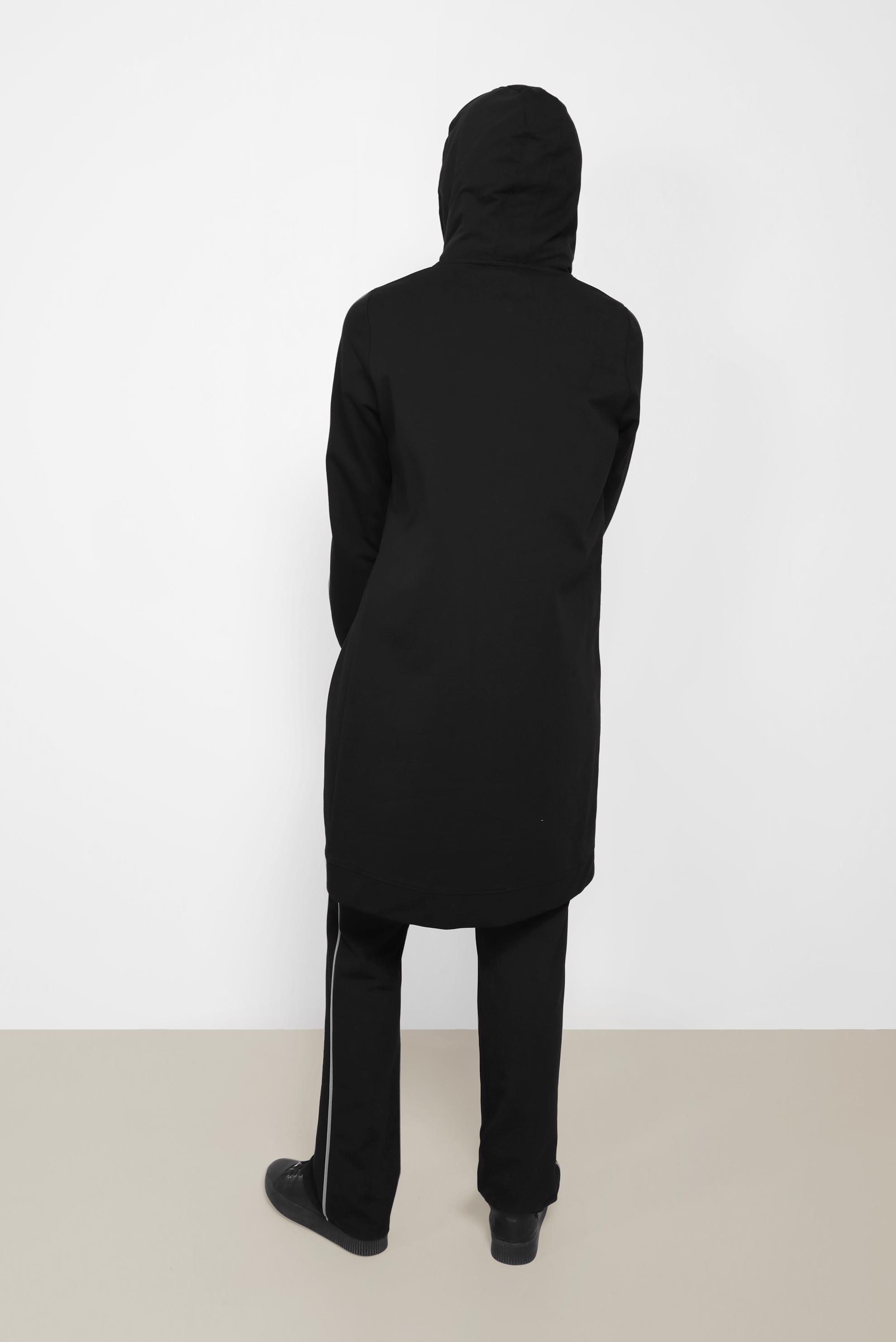 Tesettür giyim SİYAH KAPÜŞONLU İKİLİ EŞOFMAN TAKIMI 42243 