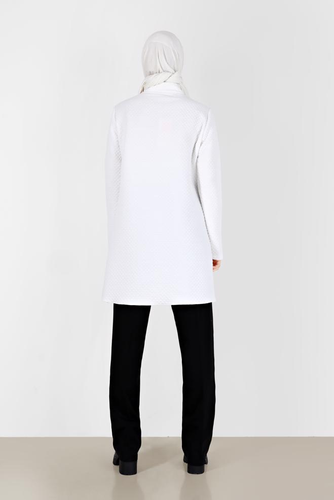 Vêtements hijab NOIR PANTALON DE SURVÊTEMENT EN COTON TAILLE ÉLASTIQUE 70309 - ALVİNA