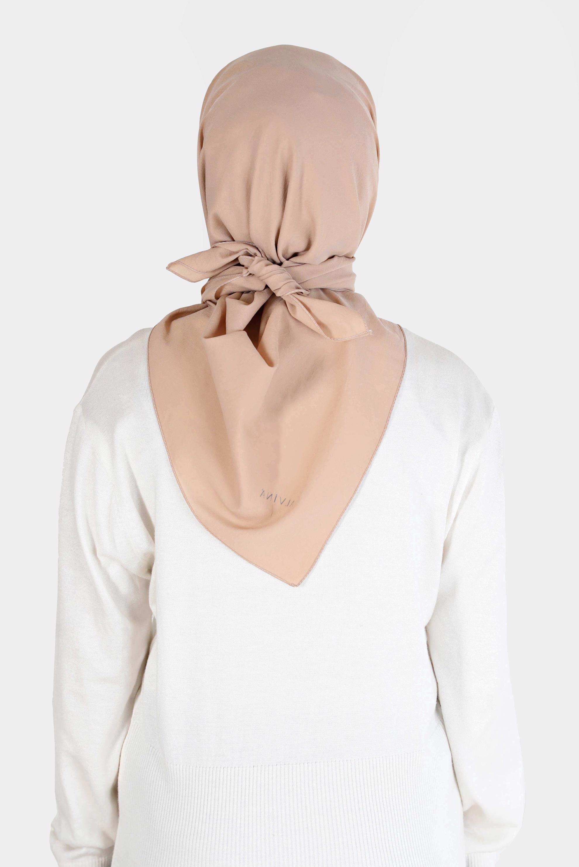 Tesettür giyim ALTIN ALVİNA MEDİNE İPEĞİ EŞARP 8106 