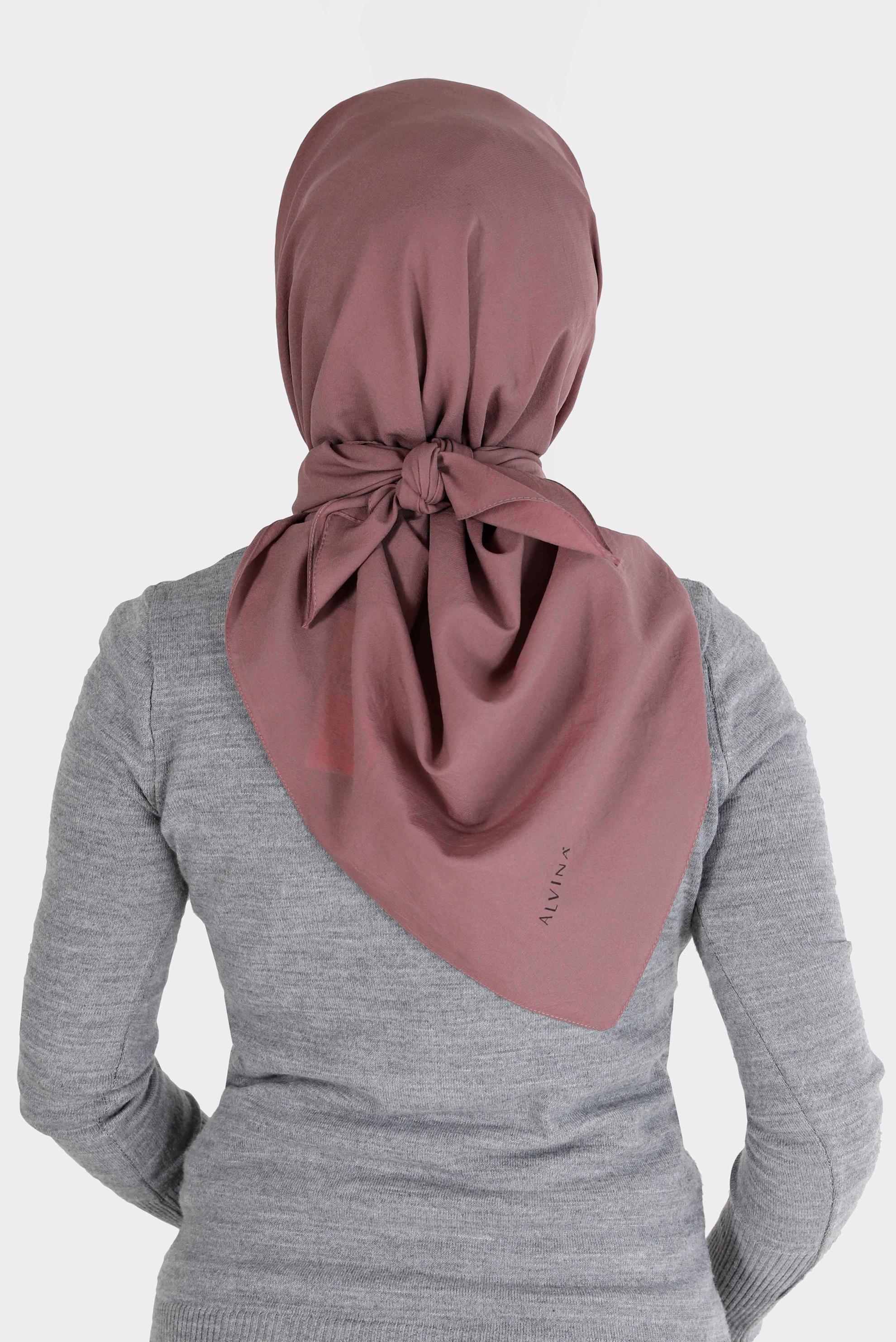 Tesettür giyim MÜRDÜM ALVİNA MEDİNE İPEĞİ EŞARP 8106 