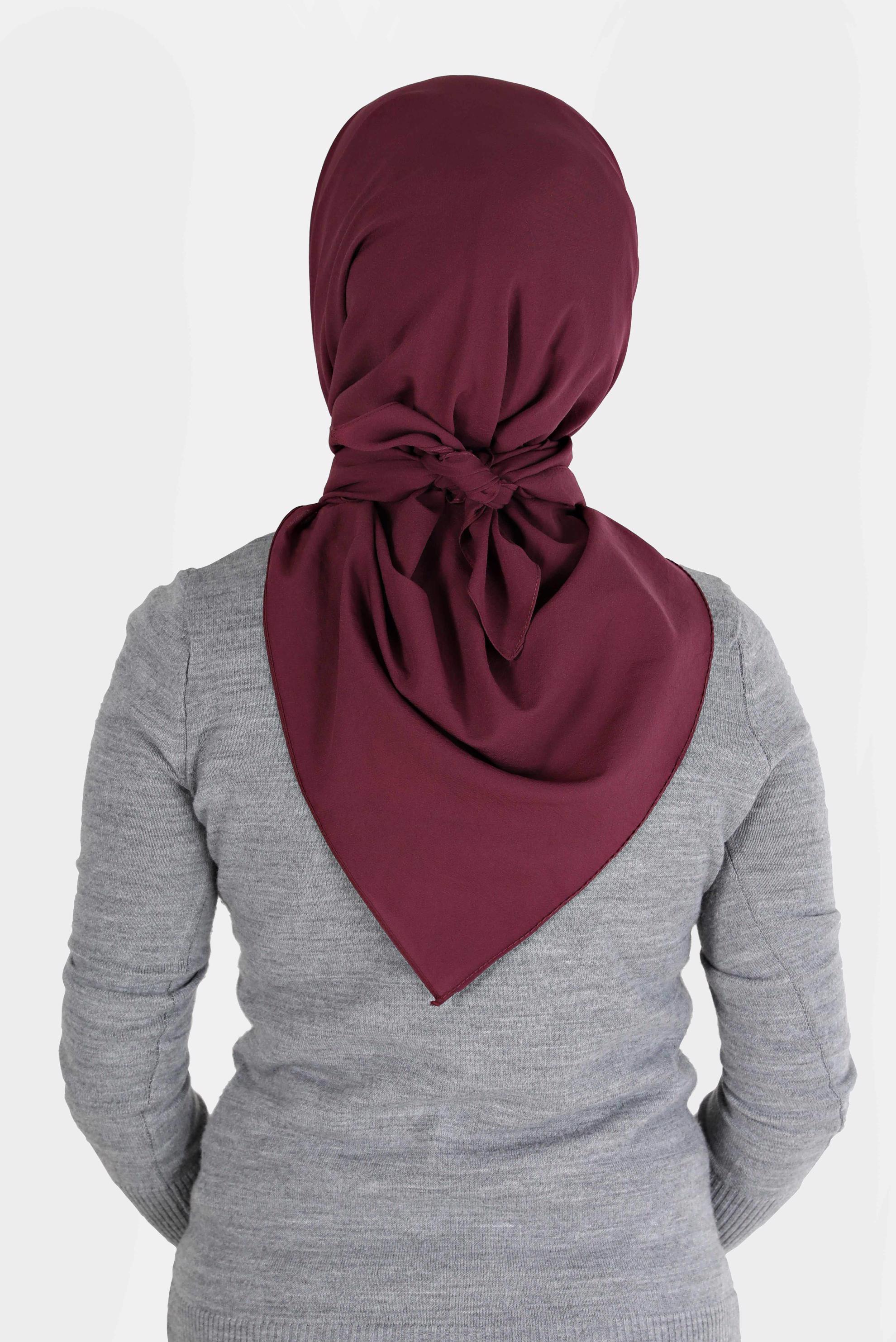 Tesettür giyim MÜRDÜM ALVİNA MEDİNE İPEĞİ EŞARP 8106 