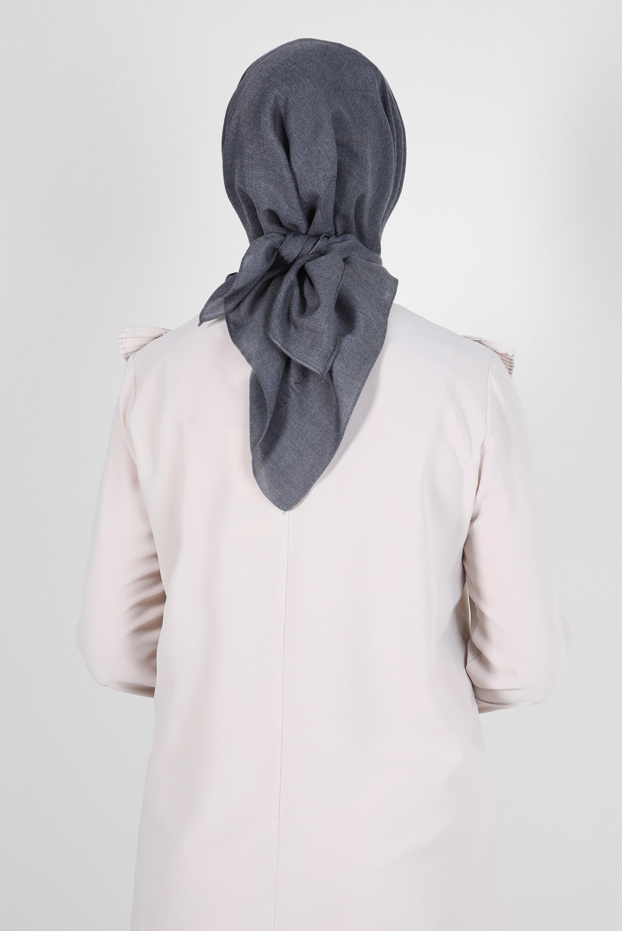 Tesettür giyim SİYAH ALVİNA BAMBU EŞARP 8107 