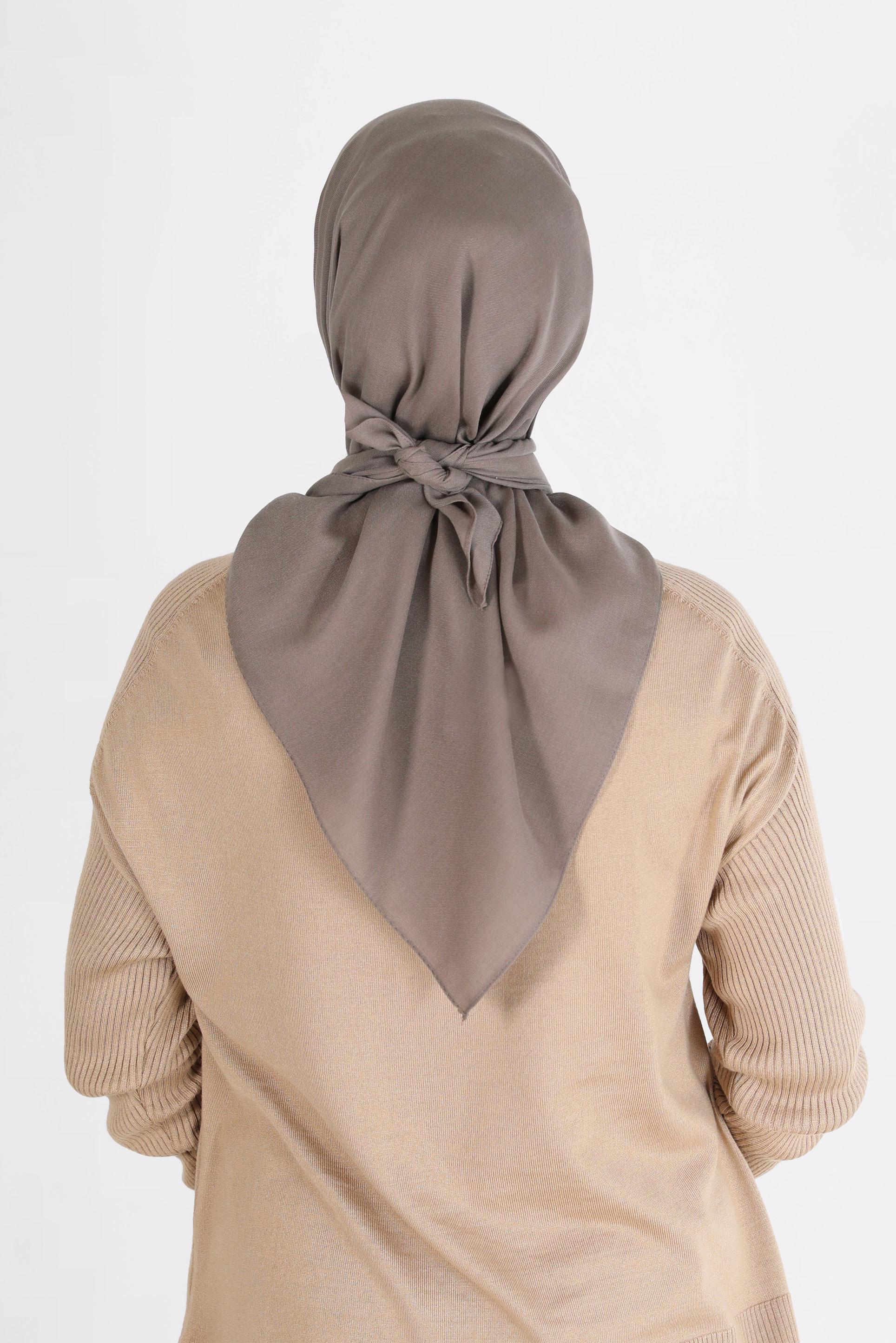 Tesettür giyim BEJ ALVİNA BAMBU EŞARP 8107 