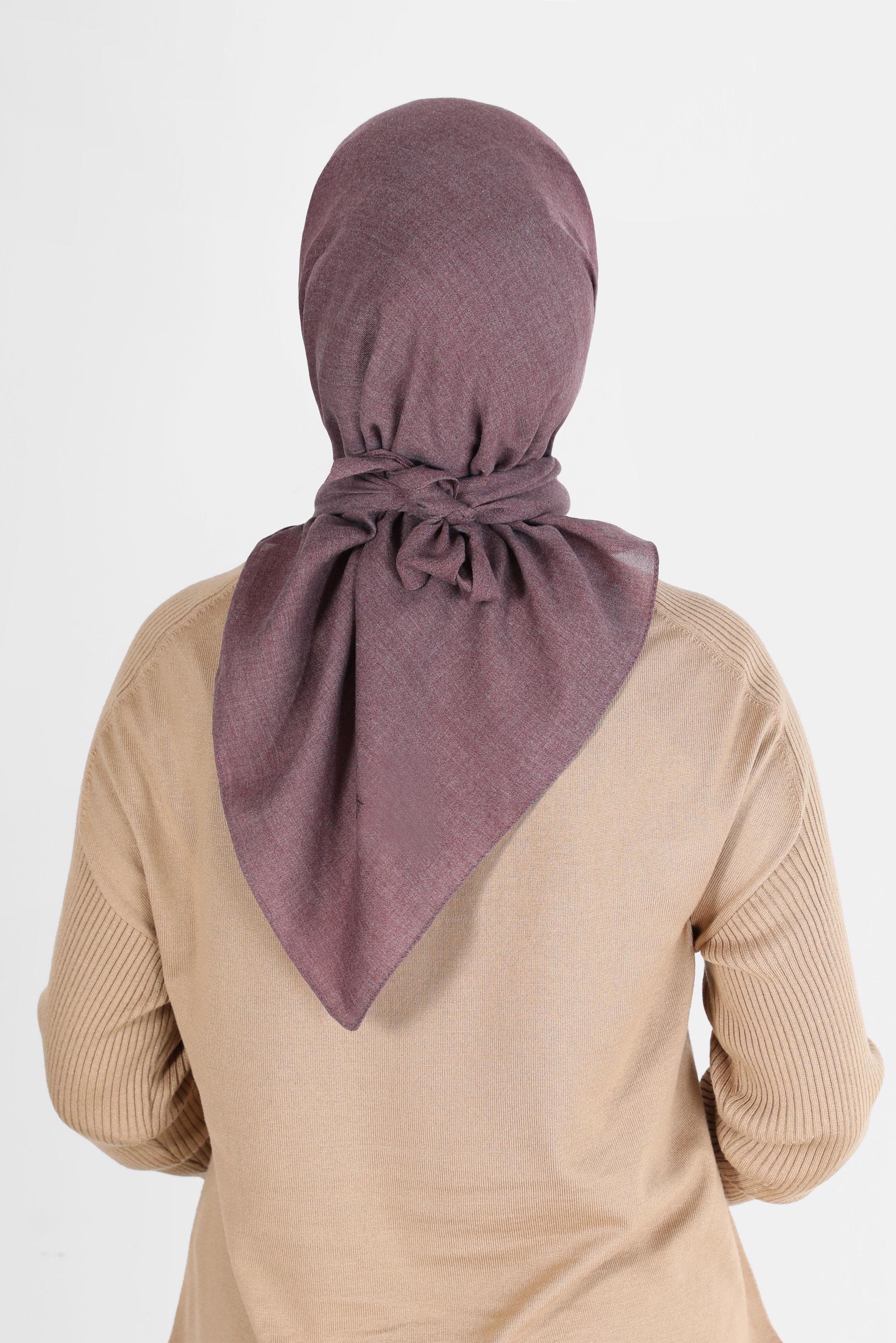 Tesettür giyim BORDO ALVİNA BAMBU EŞARP 8107 