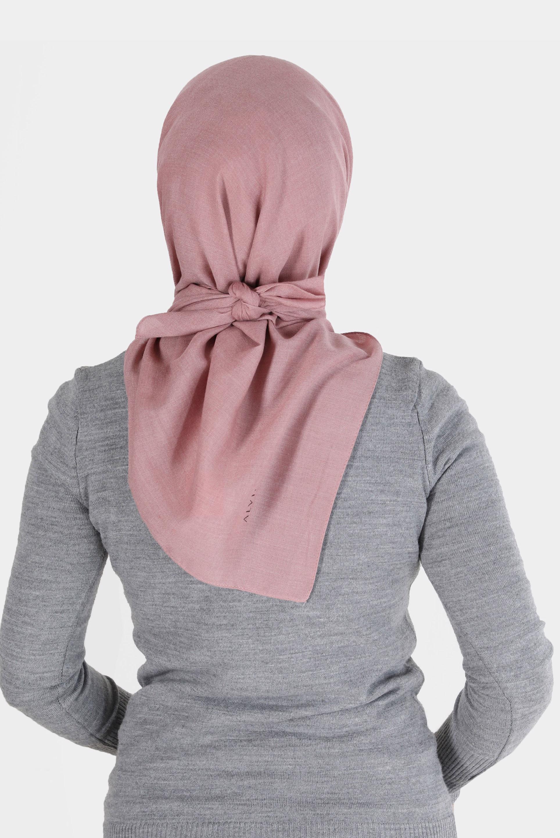 Tesettür giyim PUDRA ALVİNA BAMBU EŞARP 8107 