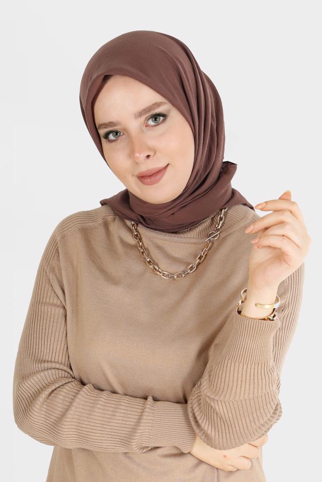 Tesettür giyim  ALVİNA PAMUK CAZ EŞARP 8109  - ALVİNA