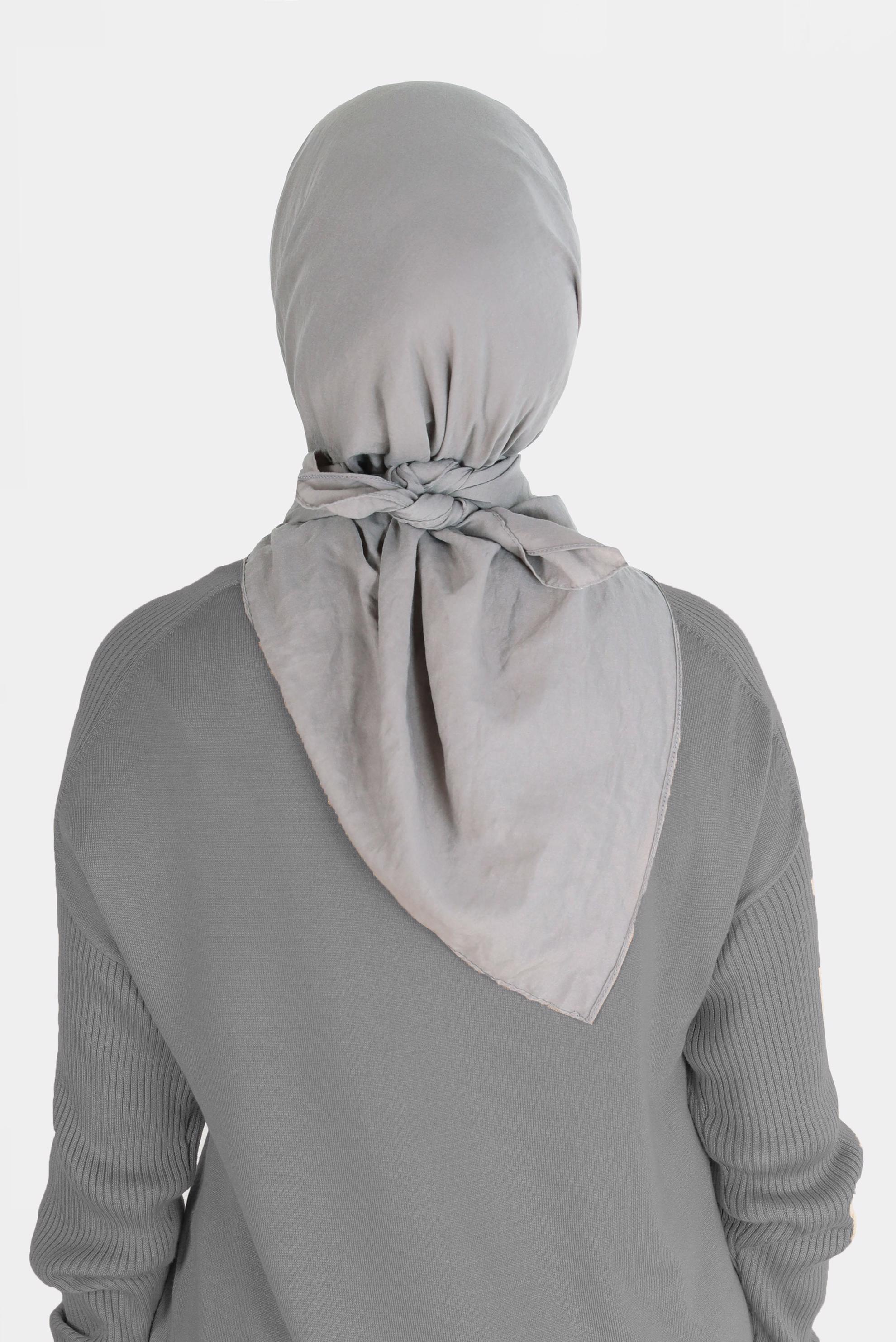 Tesettür giyim BEJ ALVİNA PAMUK CAZ EŞARP 8109 