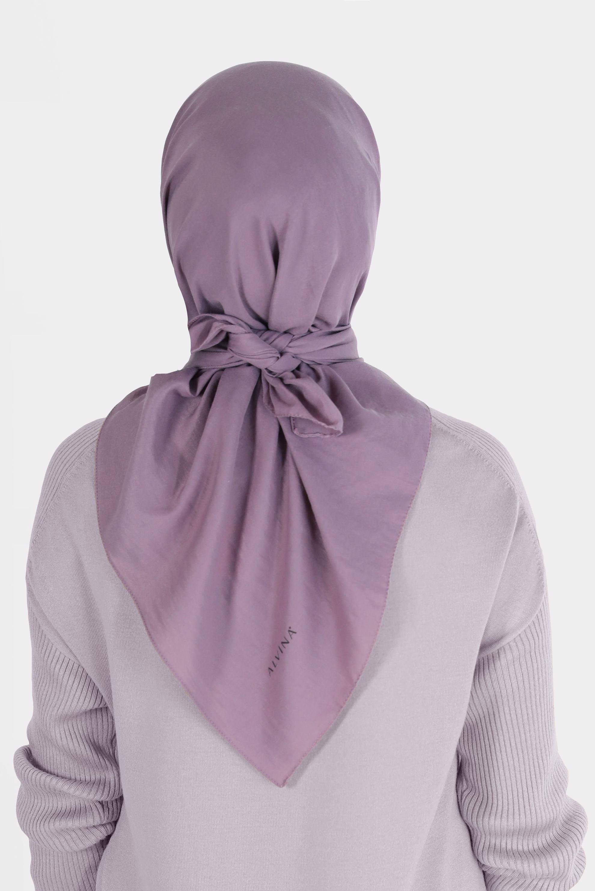 Tesettür giyim YEŞİL ALVİNA PAMUK CAZ EŞARP 8109 