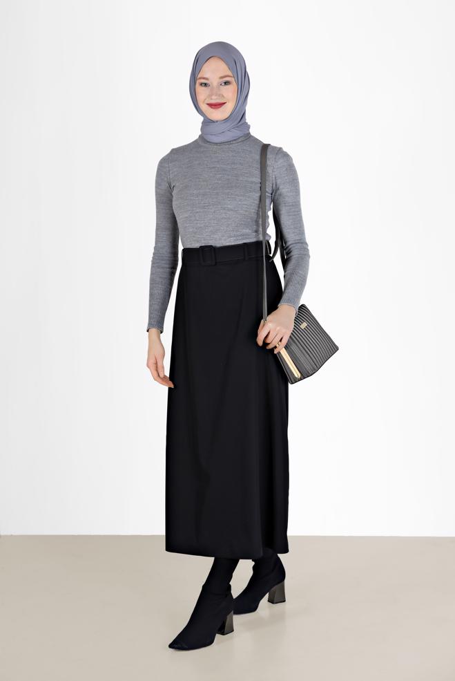 Hijab clothing  CLASSICAL SKIRT 60219 - ALVİNA