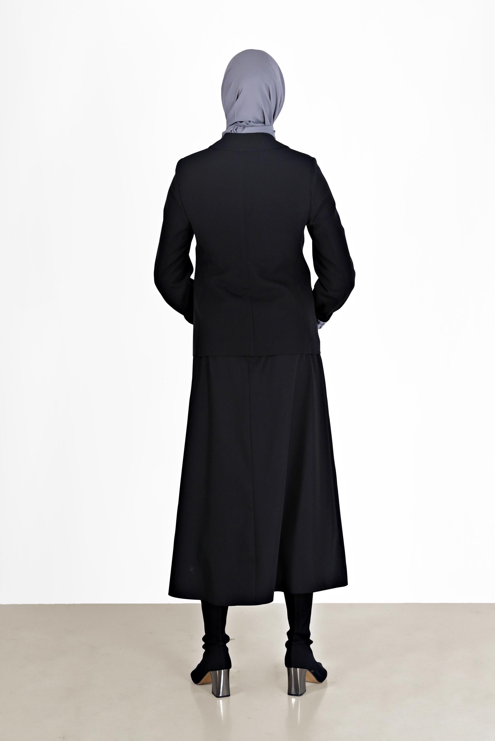 Hijab clothing BLACK CLASSICAL SKIRT 60219