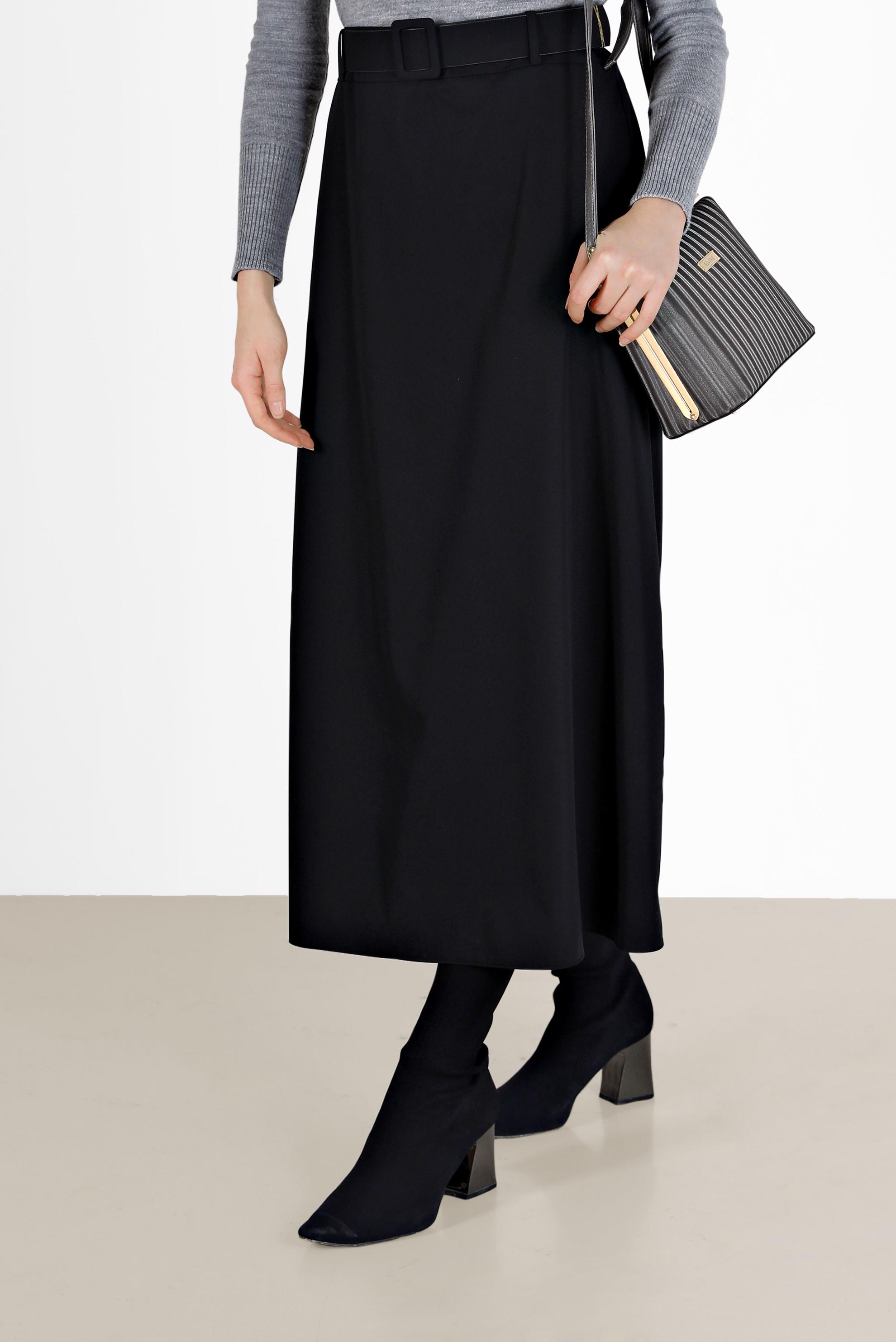 Hijab clothing BLACK CLASSICAL SKIRT 60219