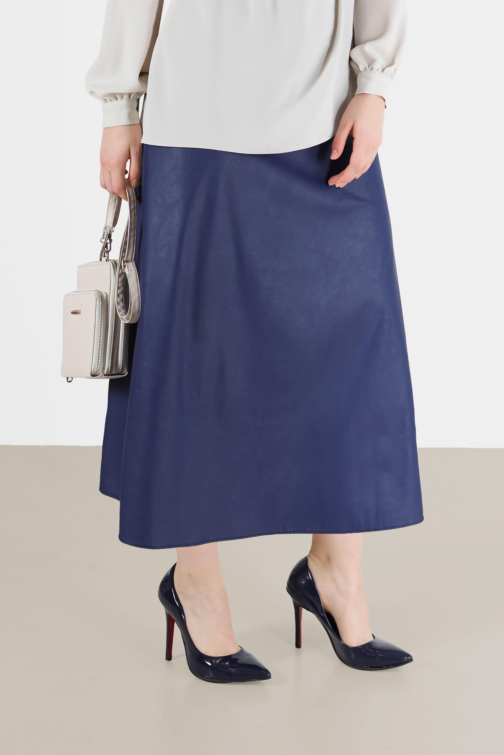 Vêtements hijab BLEU MARINE JUPE LARGE 60220