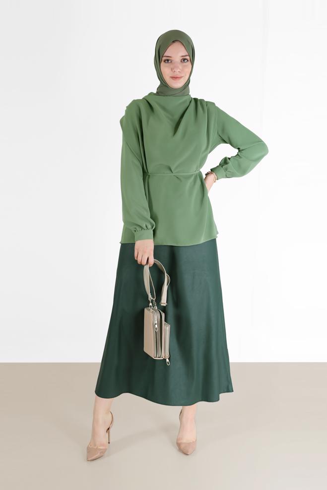 Vêtements hijab  JUPE LARGE 60220 - ALVİNA