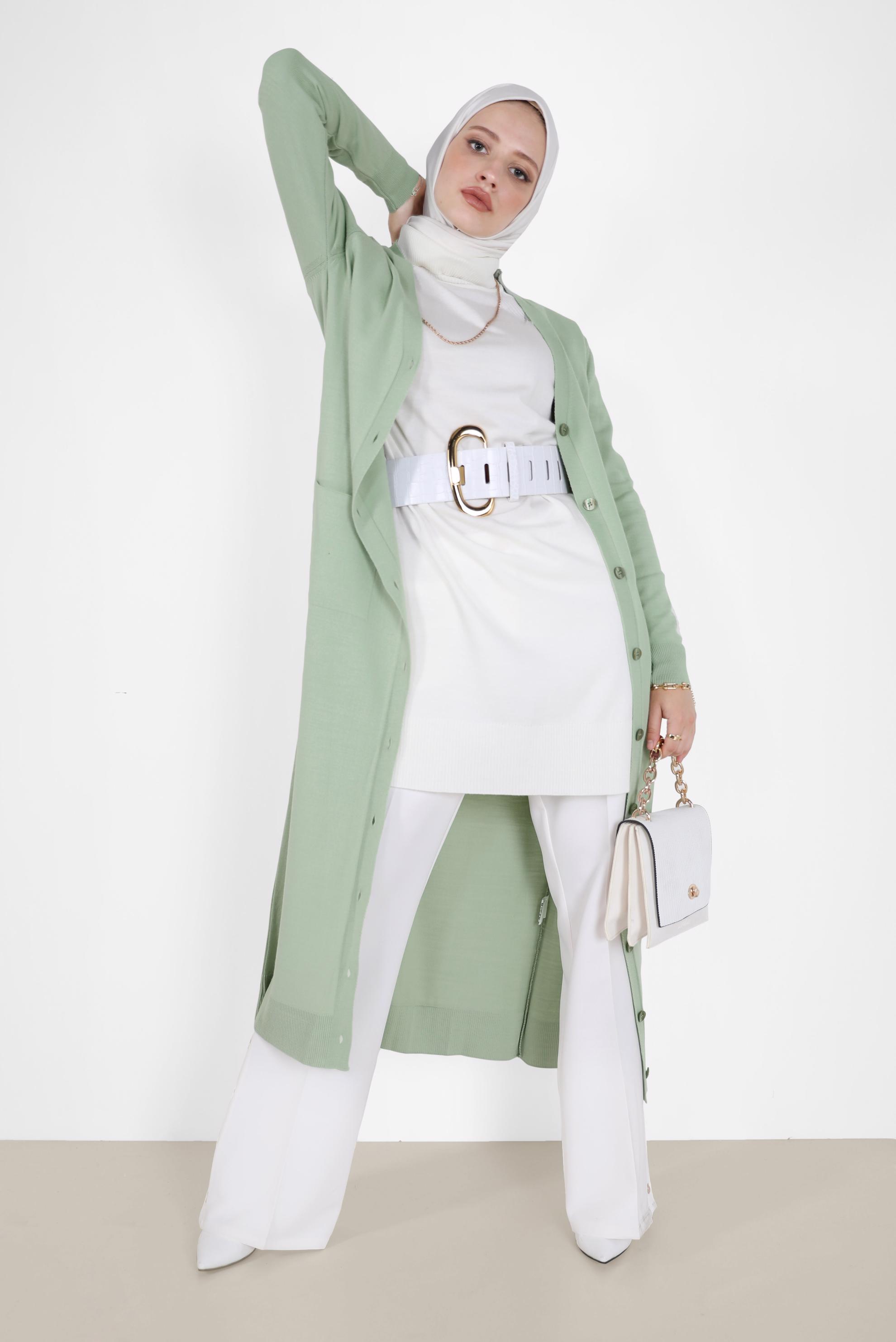 Green and White Combination