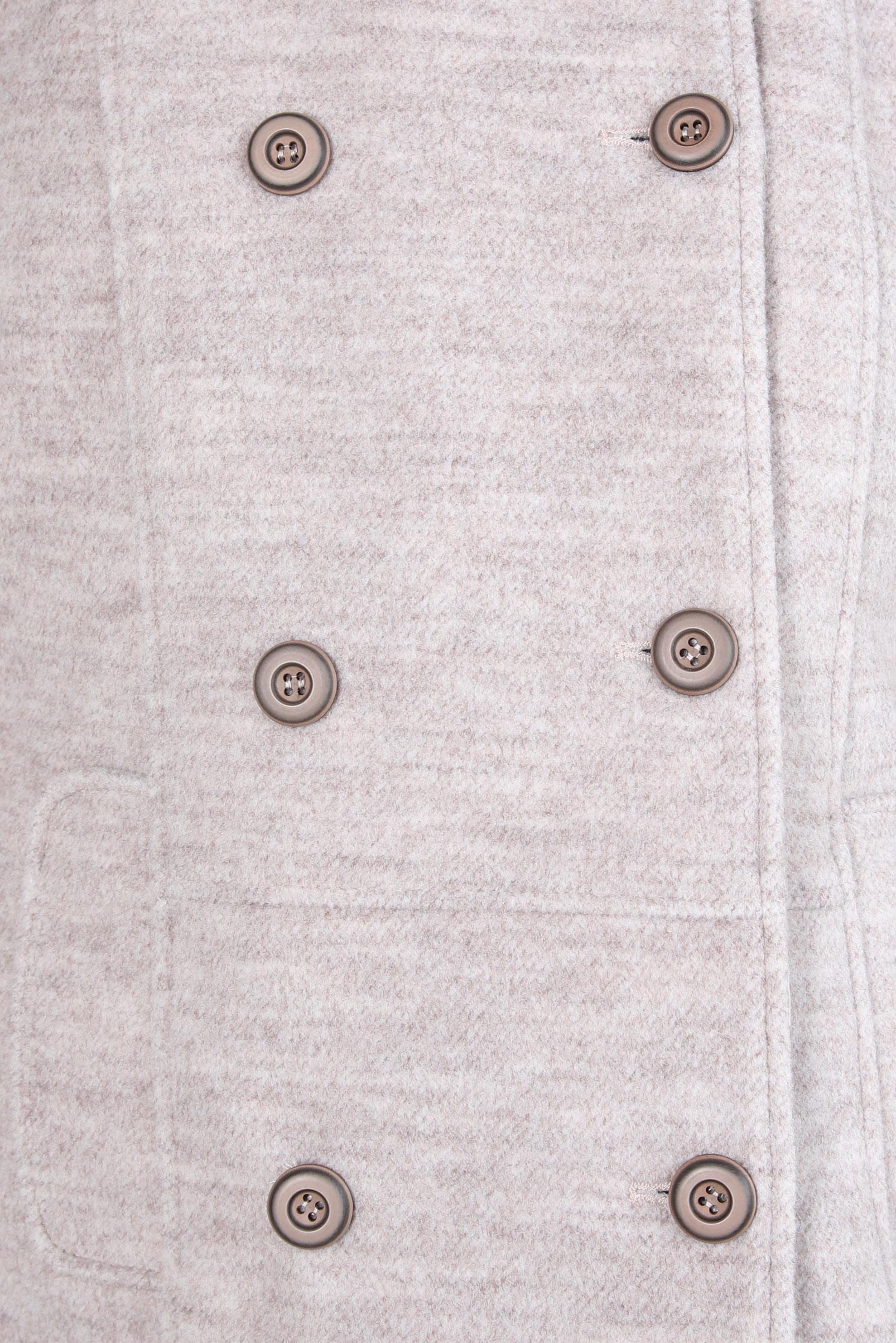 Tesettür giyim BEJ DÜĞME DETAYLI CEPLİ KAŞE KABAN 90243 