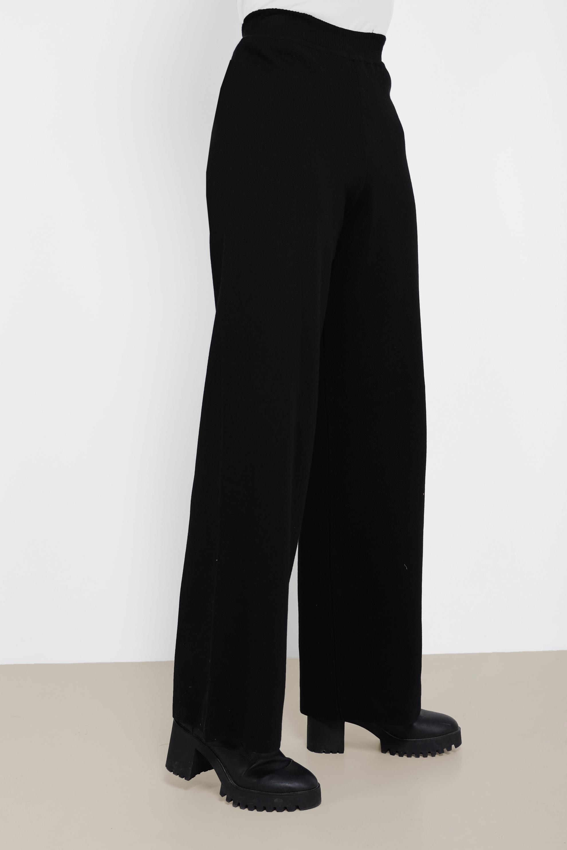 Tesettür giyim SİYAH BASIC TRİKO PANTOLON 70260 