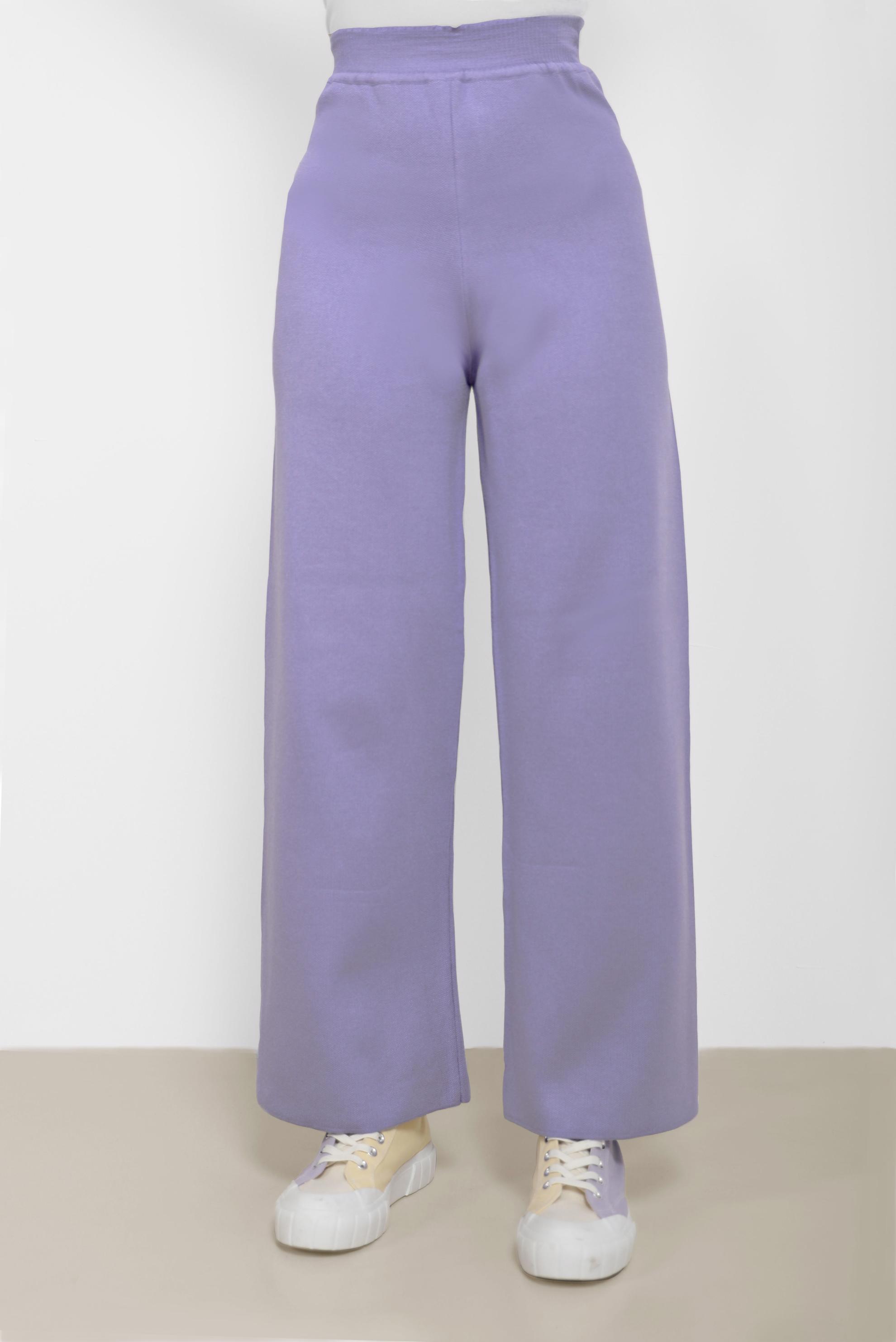 Hijab clothing PURPLE BASIC KNITWEAR PANTS 70260 