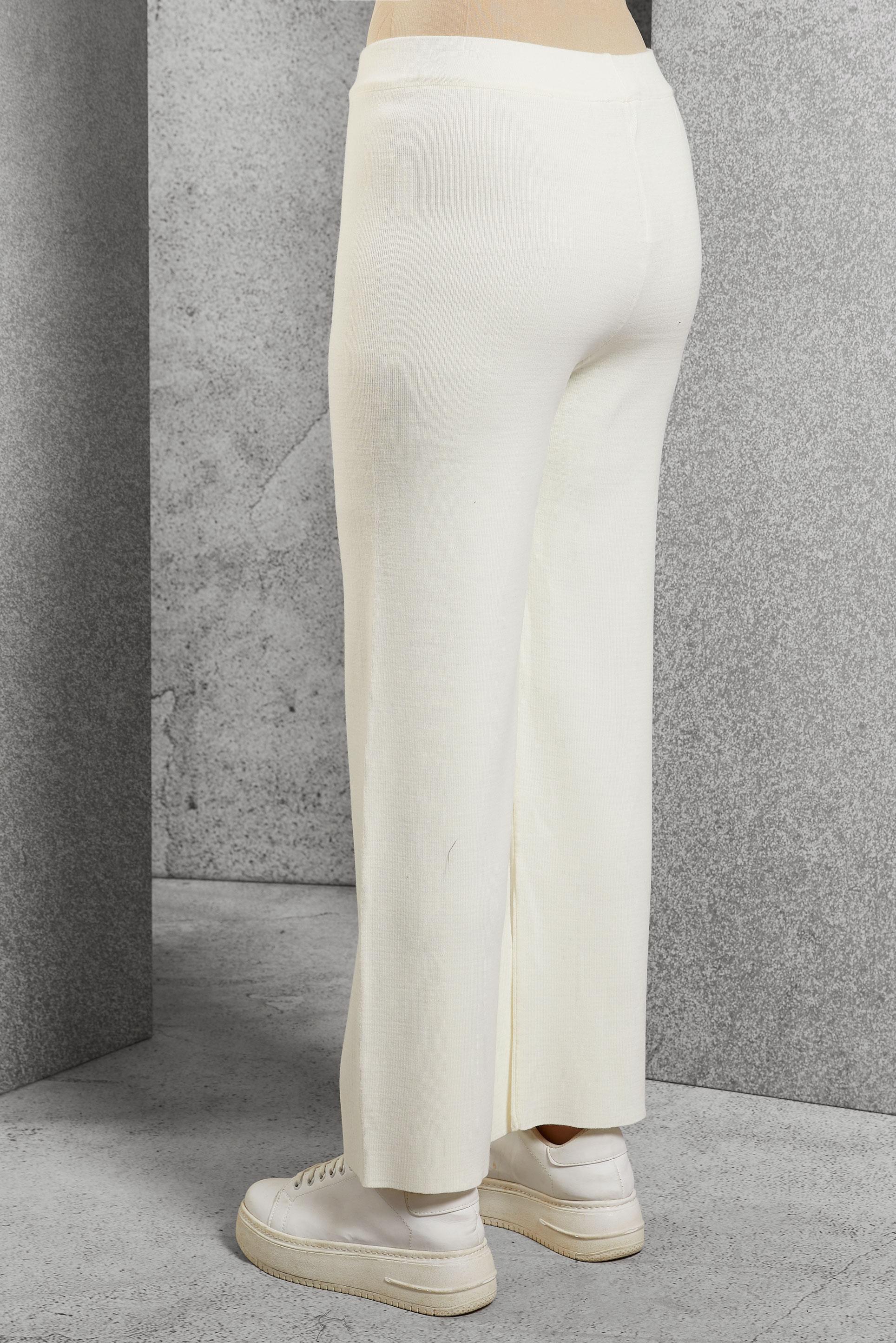 Tesettür giyim BEYAZ TRİKO PANTOLON 70261 