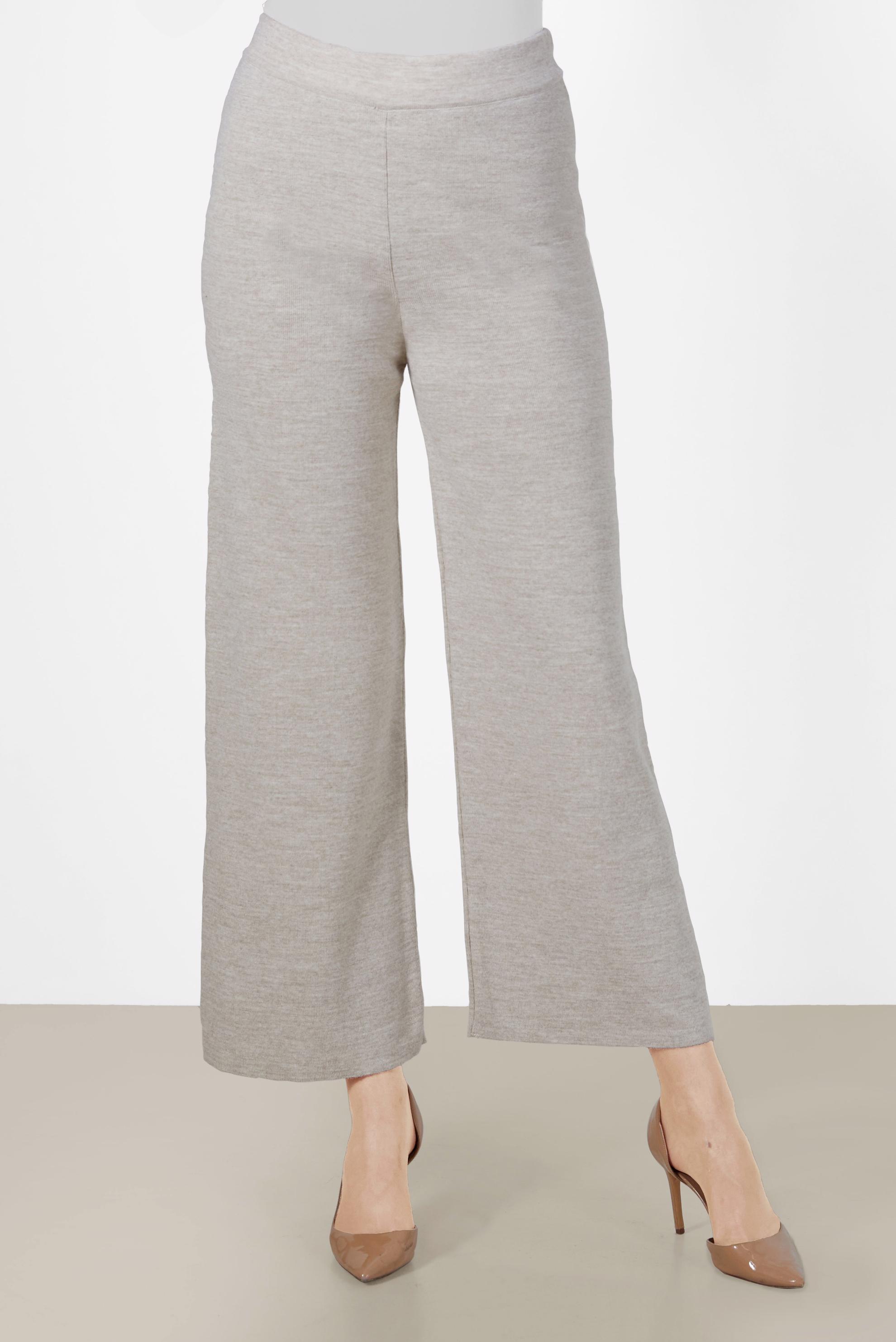 Vêtements hijab BEIGE PANTALON EN MAILLE 70261