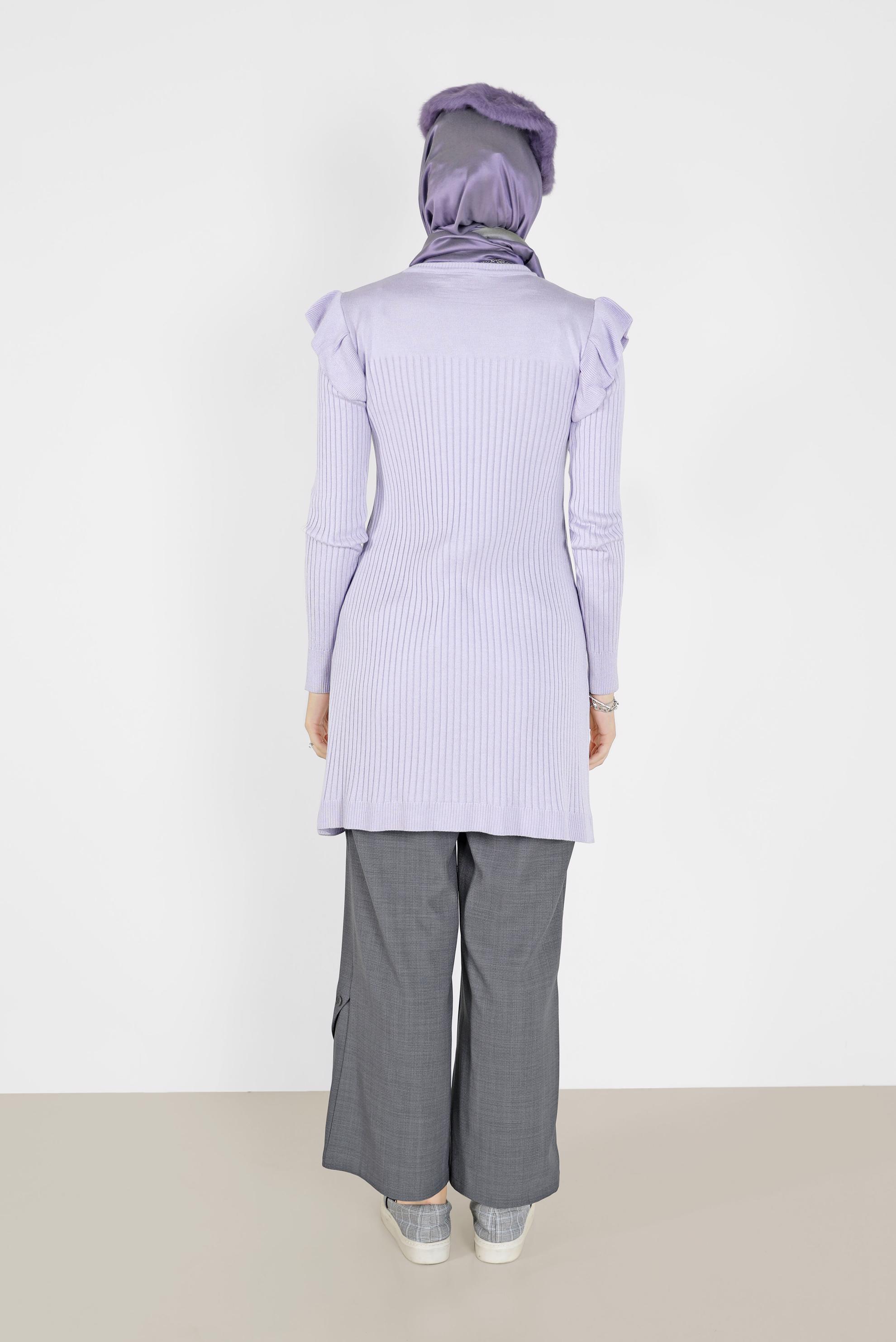 Hijab clothing GREY BUTTON DETAIL PANTS 70265 