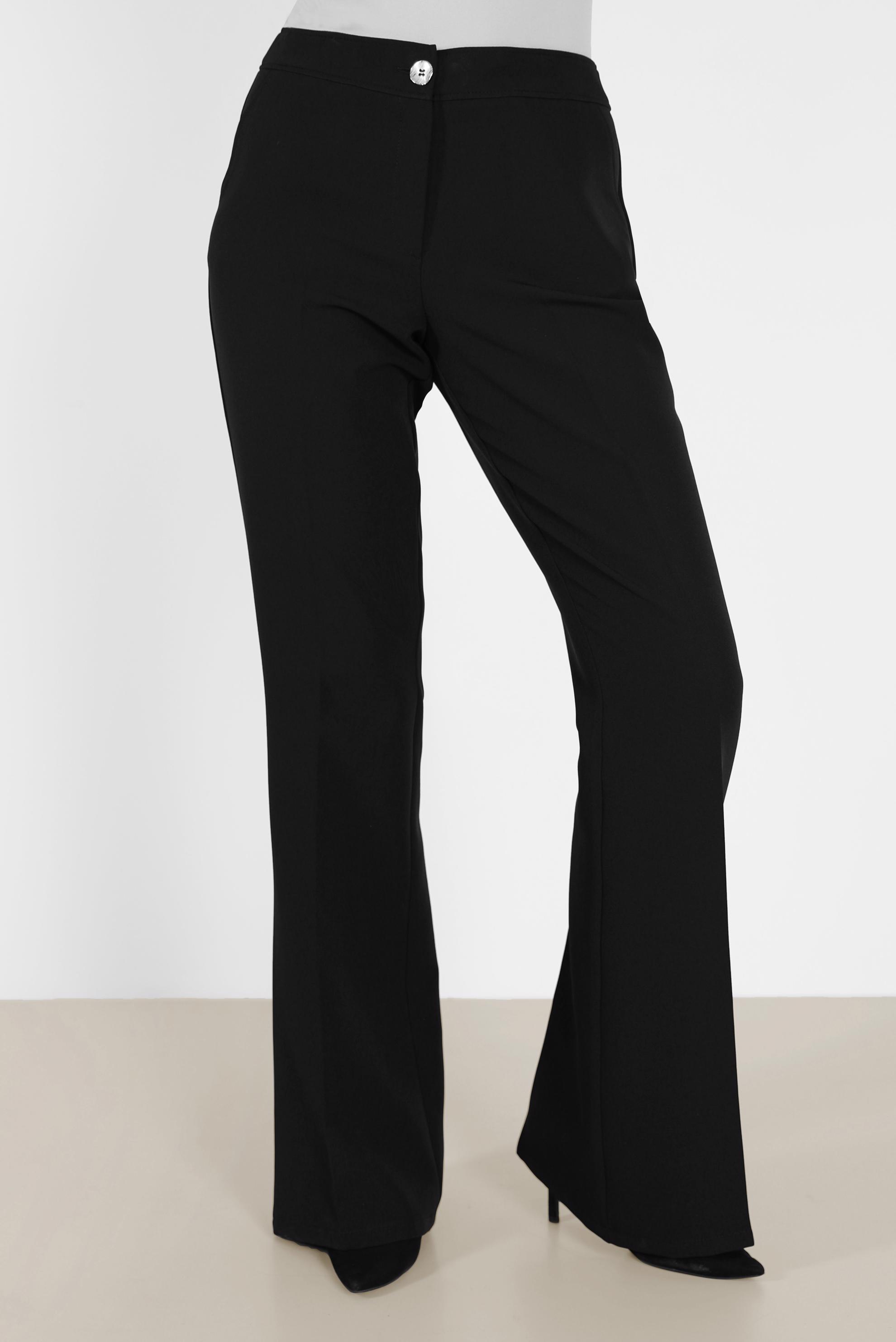 Hijab clothing BLACK BUTTON DETAIL PANTS 70266