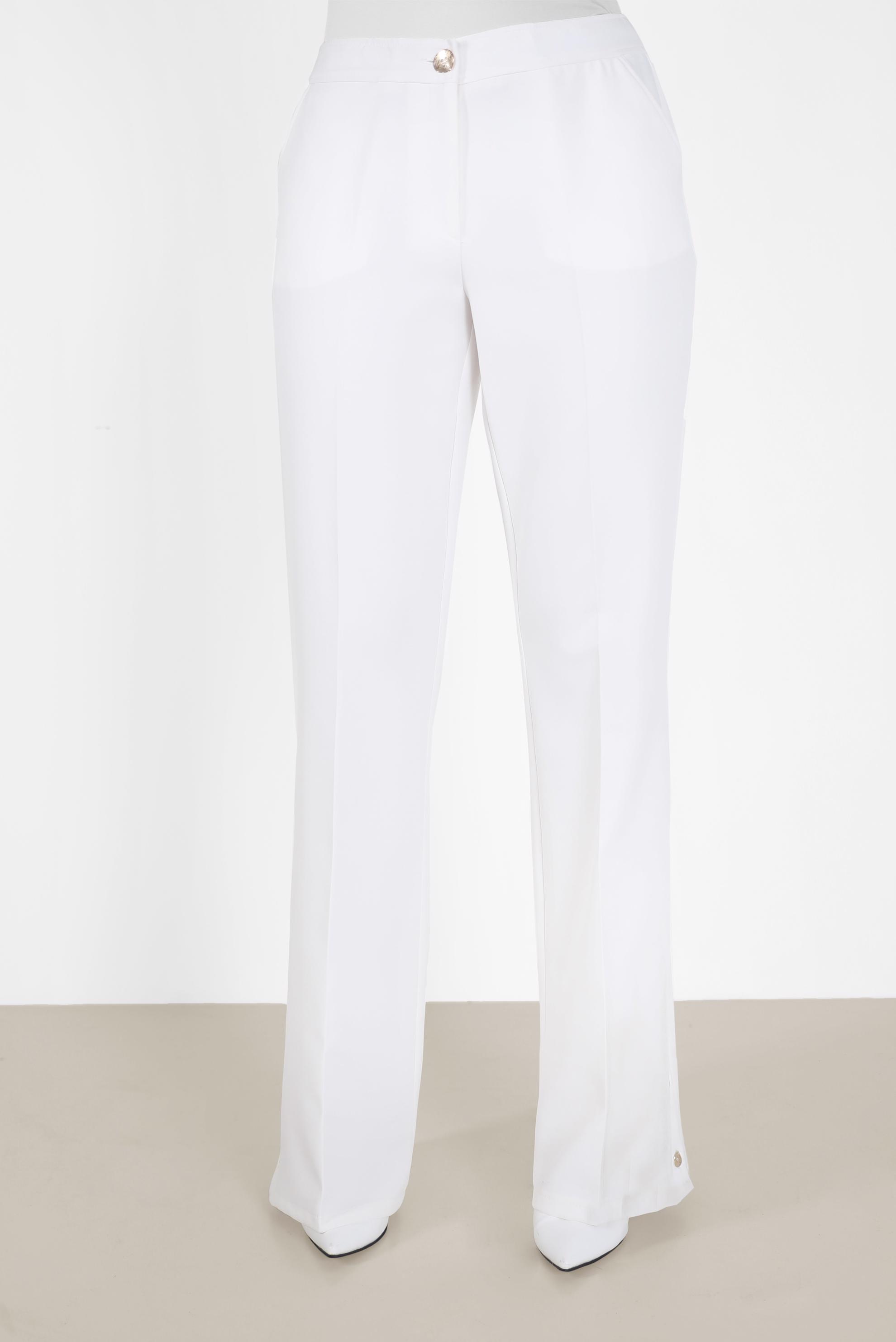 Hijab clothing WHITE BUTTON DETAIL PANTS 70266