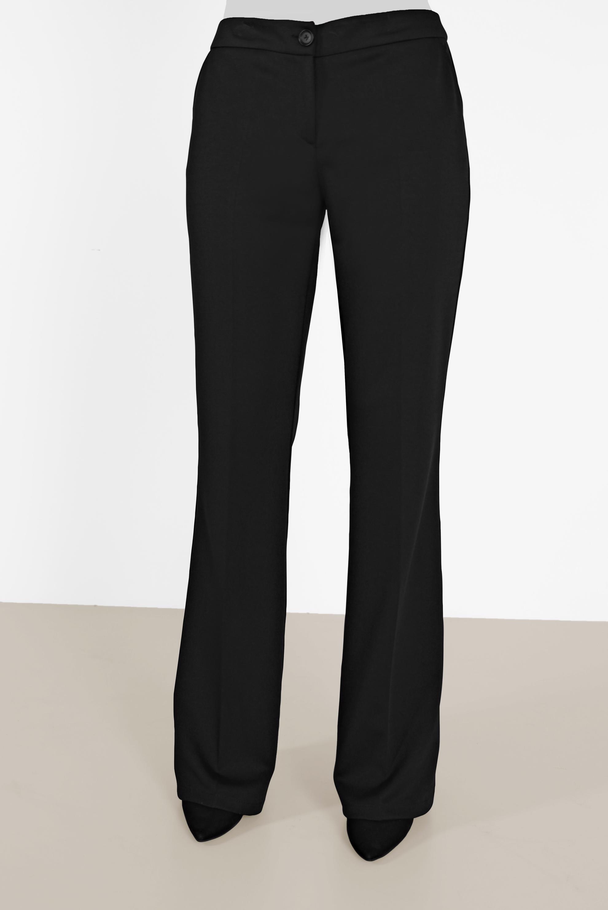 Tesettür giyim SİYAH İSPANYOL PAÇA PANTOLON 70268 