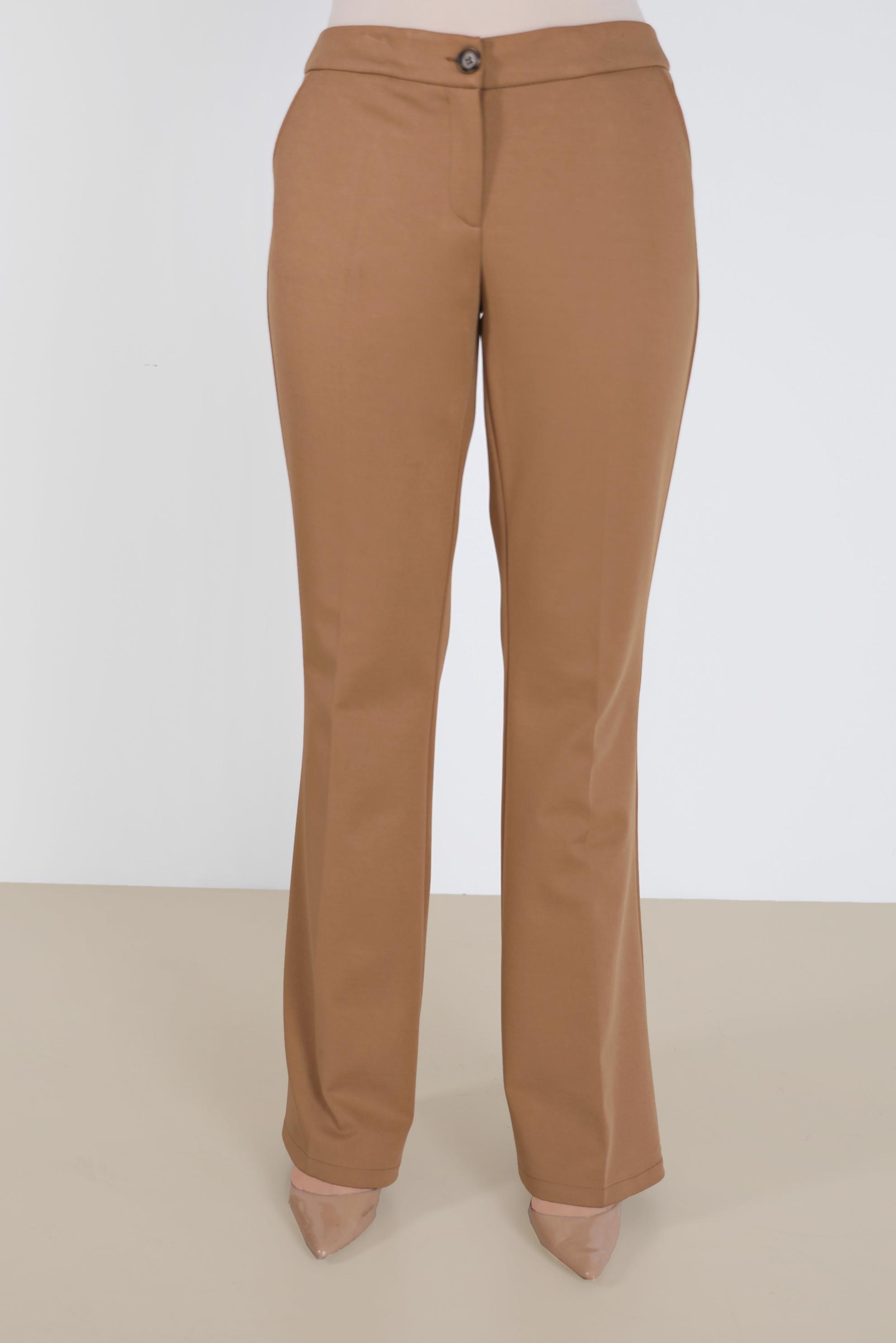 Tesettür giyim TABA İSPANYOL PAÇA PANTOLON 70268 