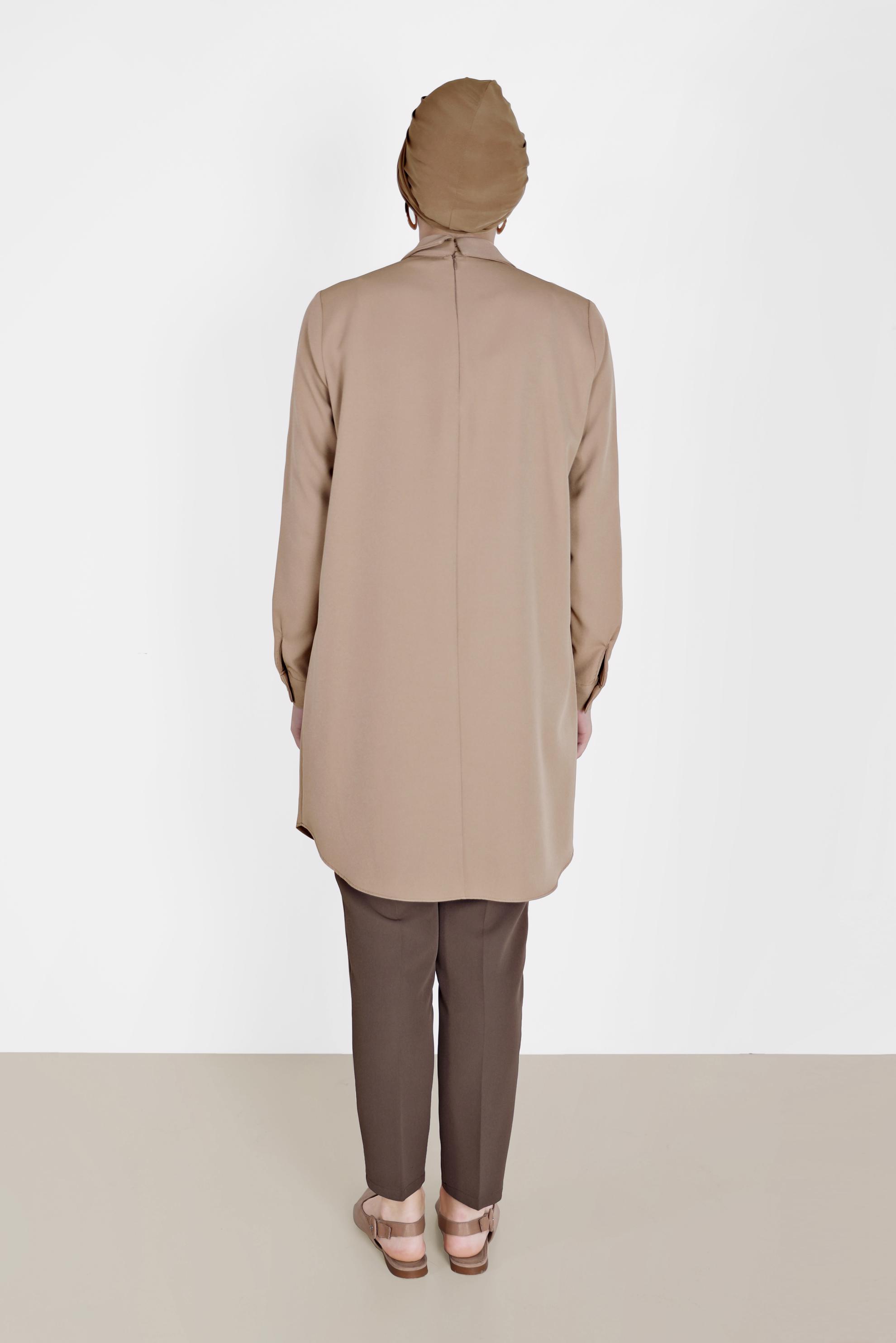 Hijab clothing MINK BUTTON DETAIL TROUSERS 70269 