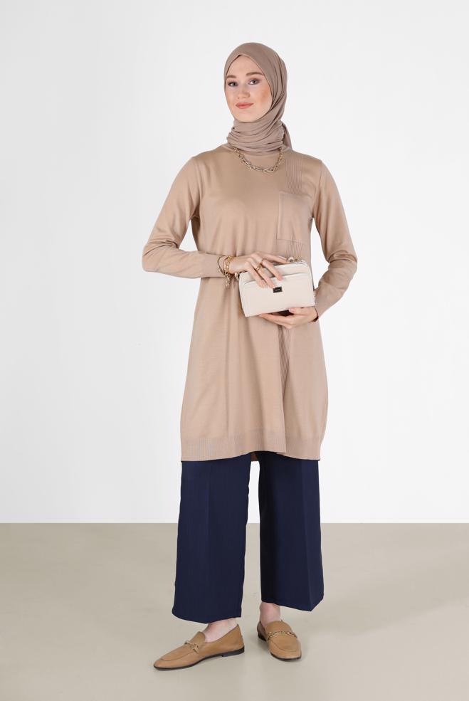 Hijab clothing  BUTTON DETAIL PANTS 70270  - ALVİNA