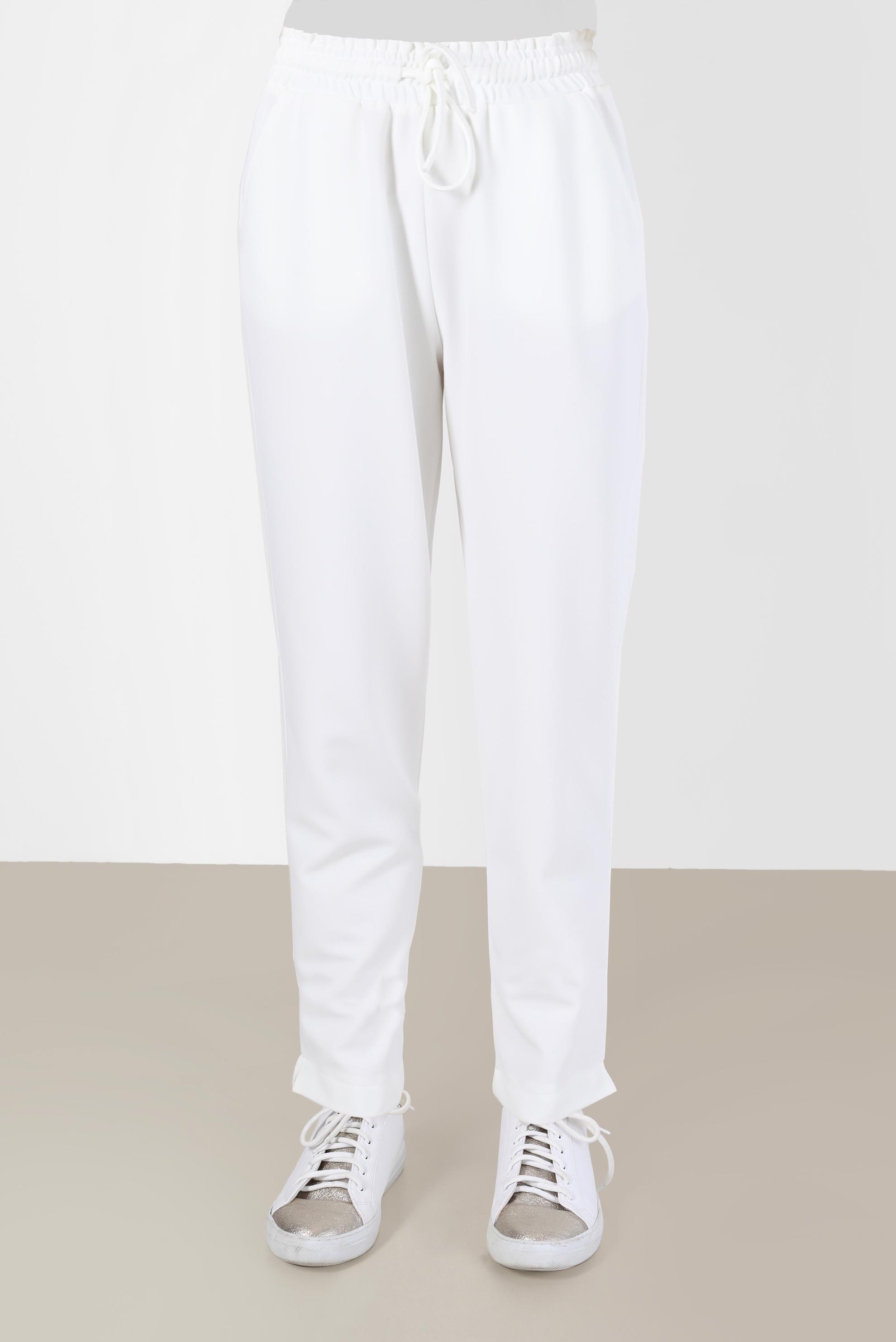 Tesettür giyim BEYAZ BELİ LASTİKLİ PANTOLON 70275 