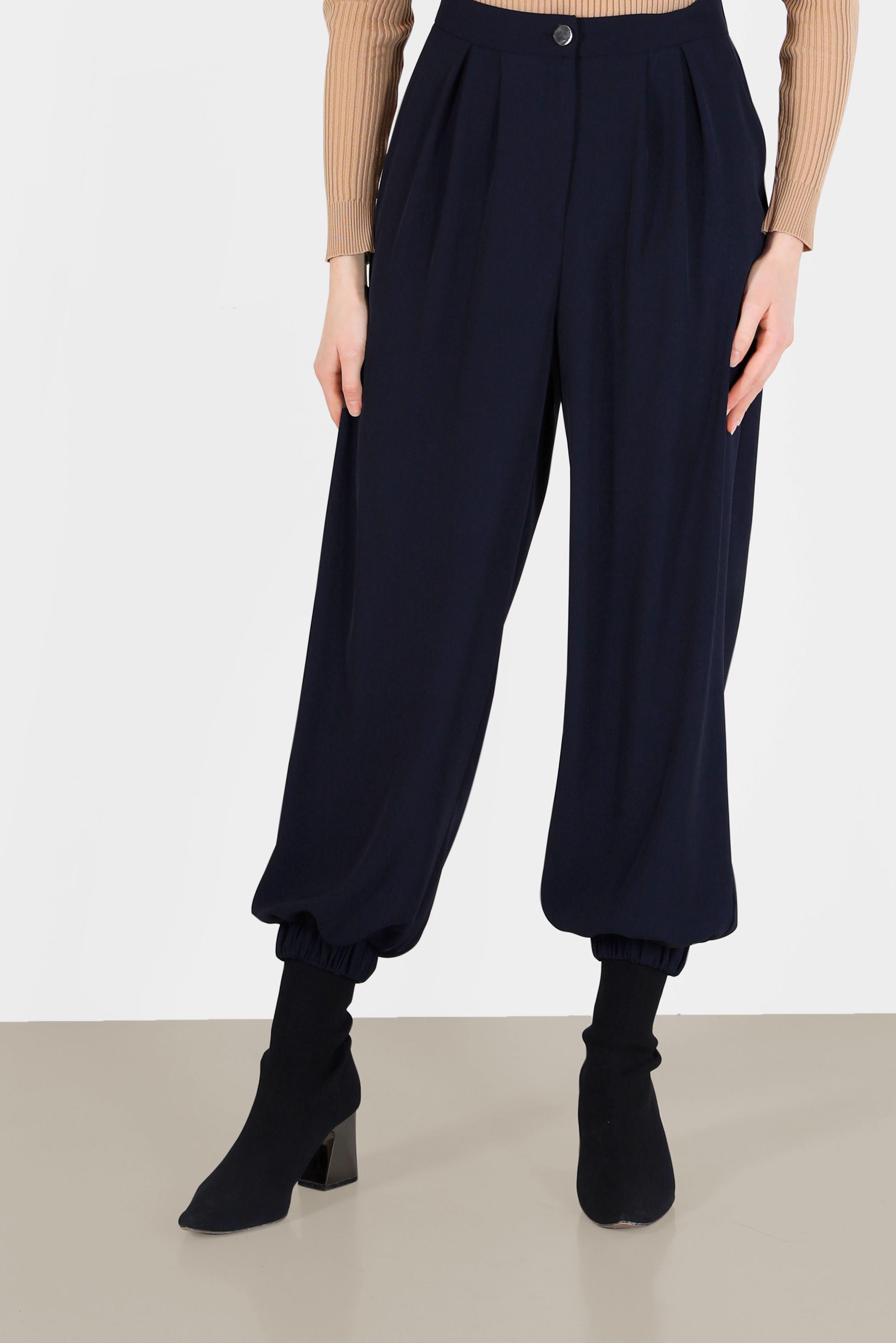 Tesettür giyim LACİVERT BİLEKLERİ LASTİKLİ PANTOLON 70276 